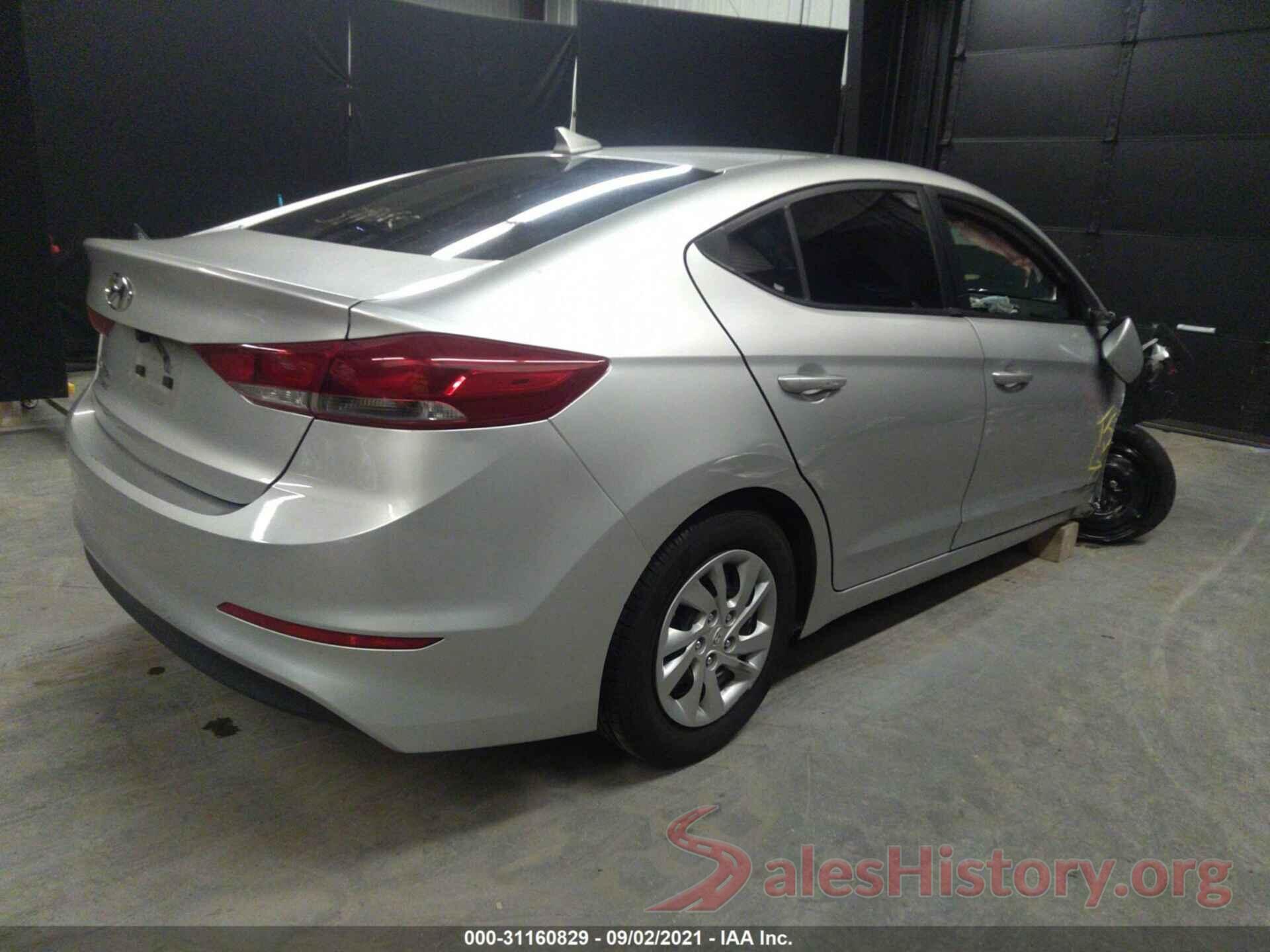 5NPD74LF4HH194177 2017 HYUNDAI ELANTRA