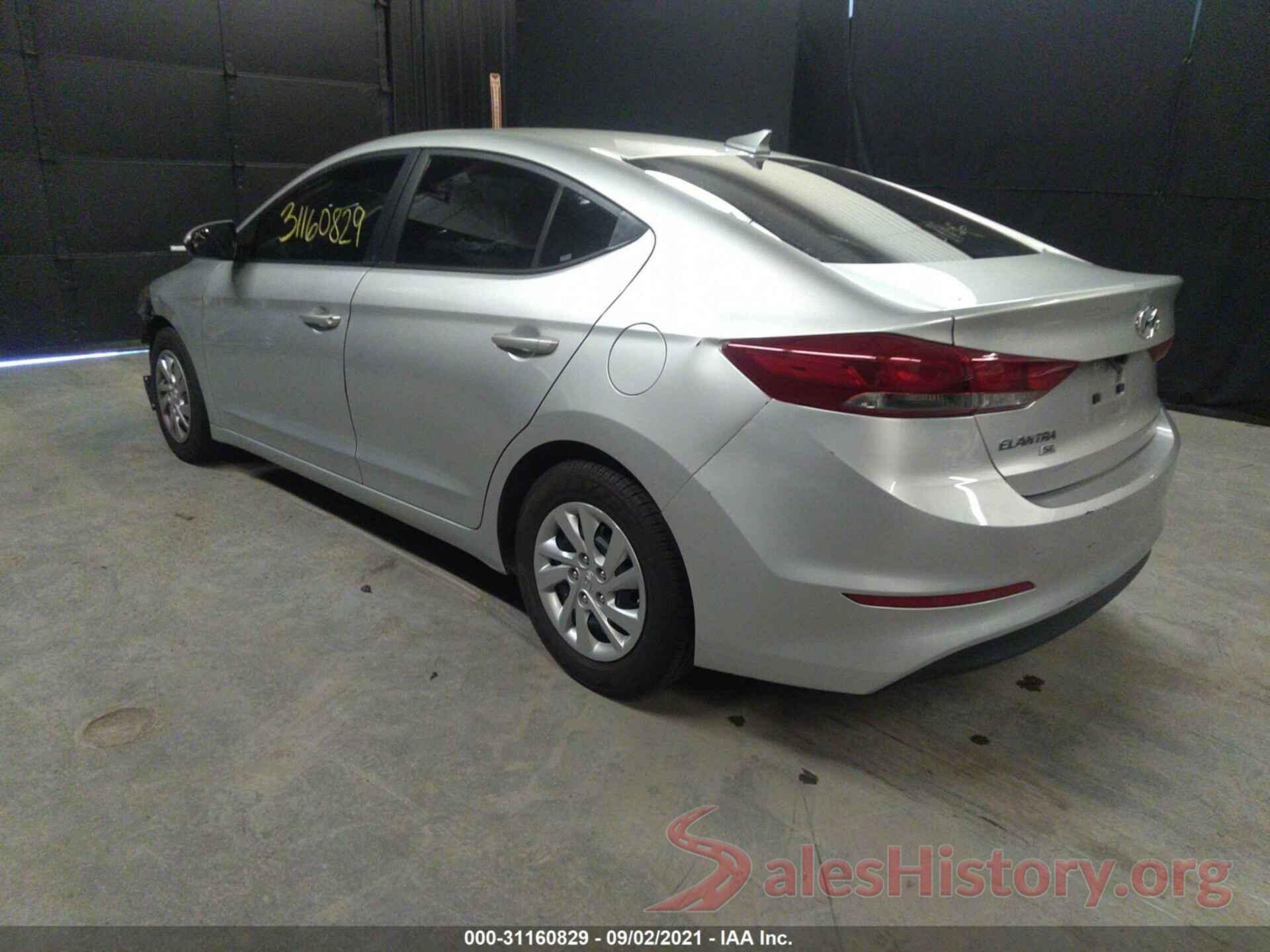 5NPD74LF4HH194177 2017 HYUNDAI ELANTRA