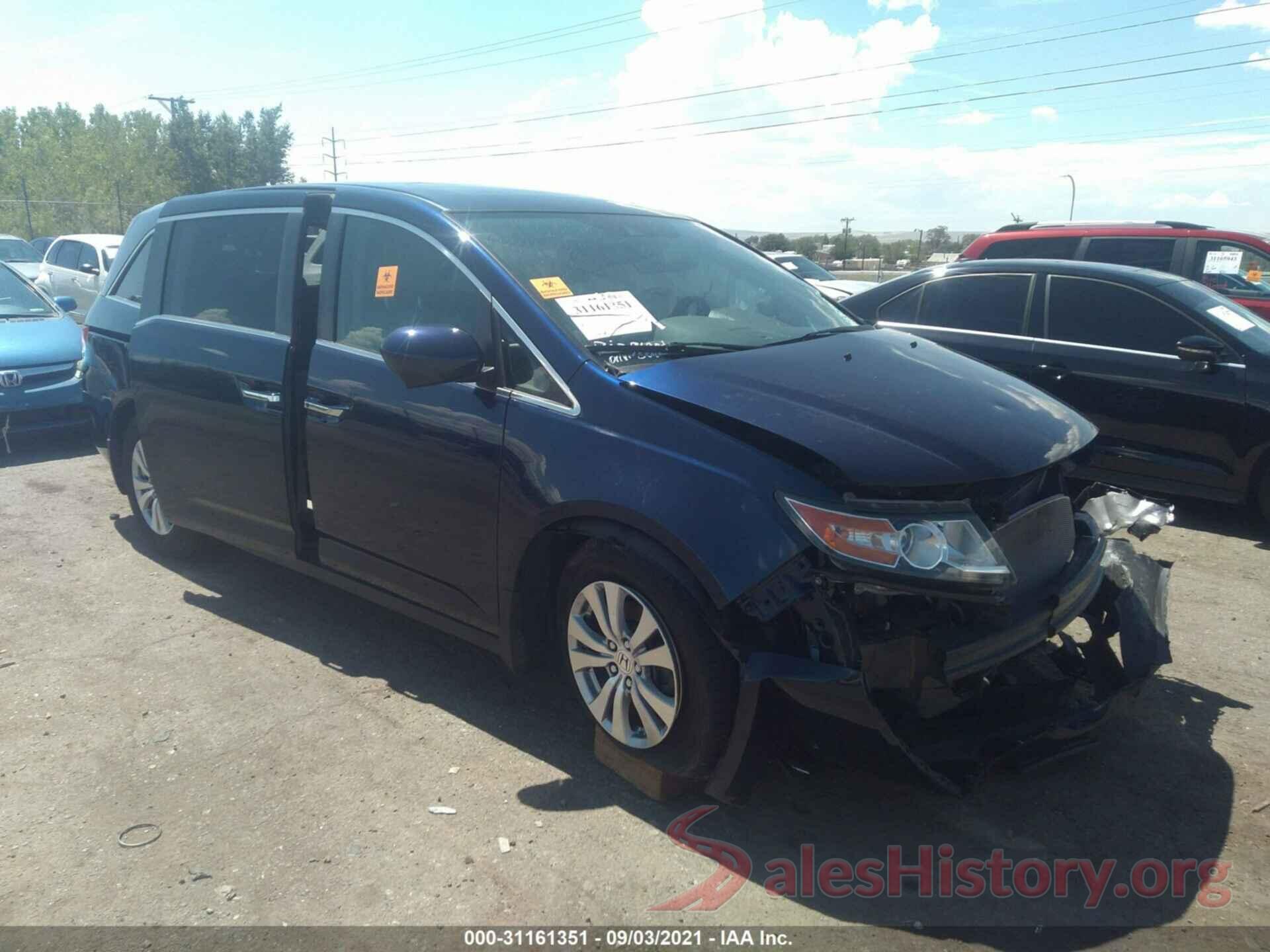 5FNRL5H6XGB038948 2016 HONDA ODYSSEY