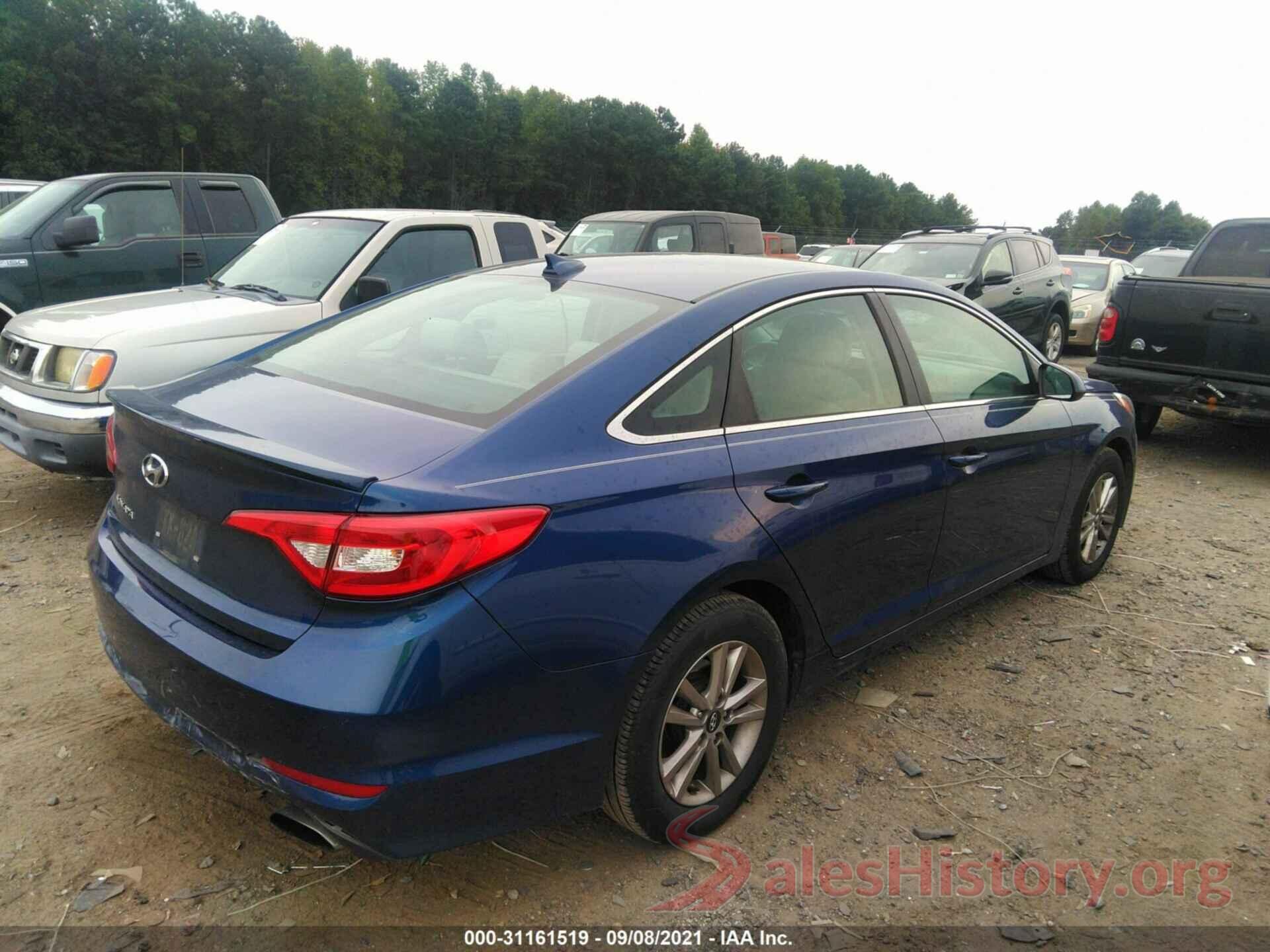 5NPE24AF5GH353504 2016 HYUNDAI SONATA