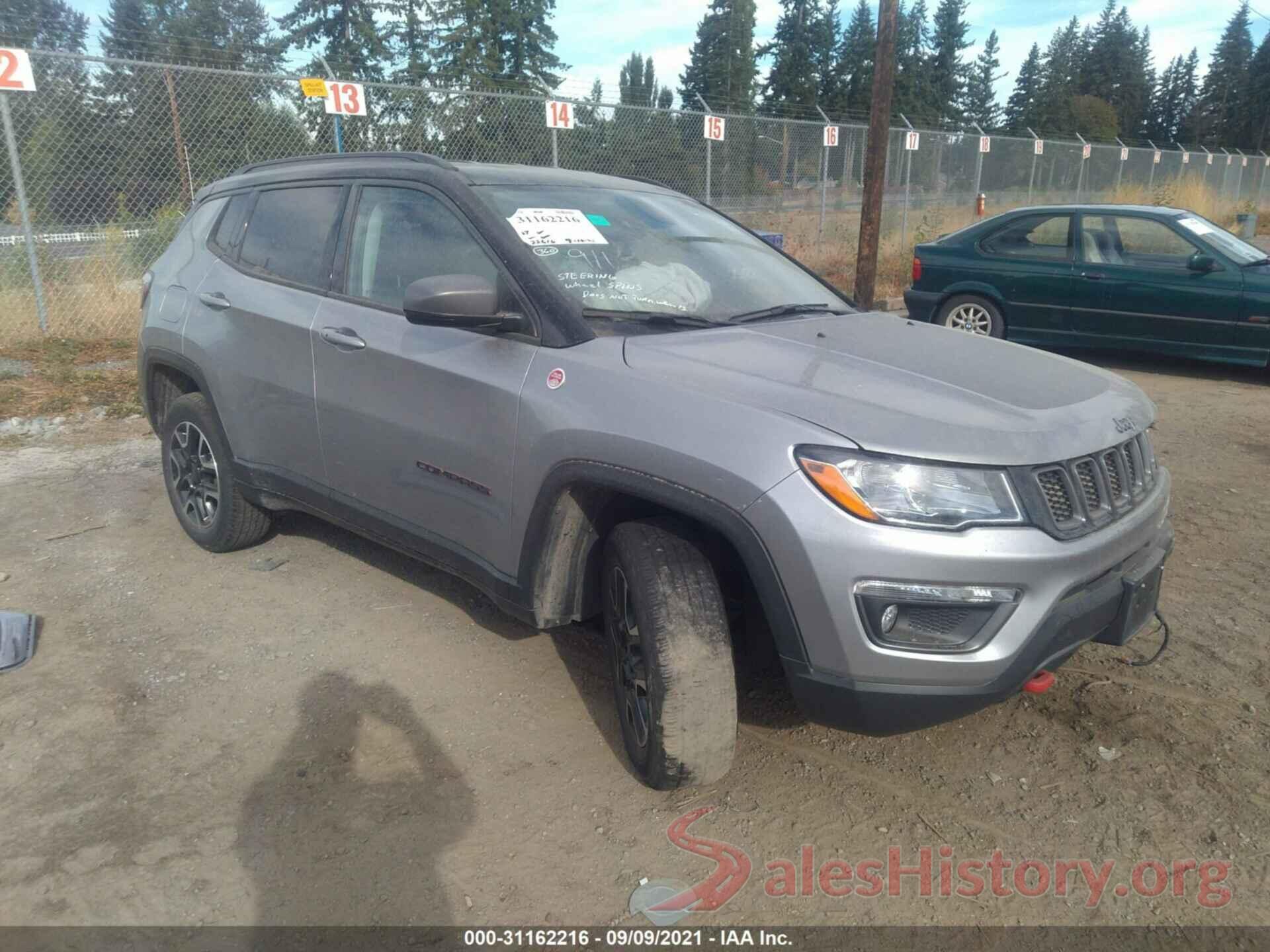 3C4NJDDB2KT790347 2019 JEEP COMPASS