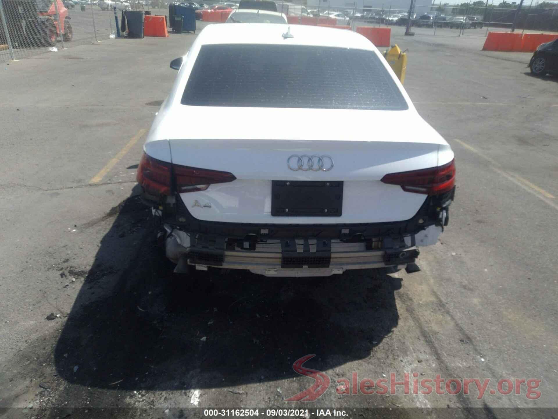 WAUGMAF47KA015592 2019 AUDI A4