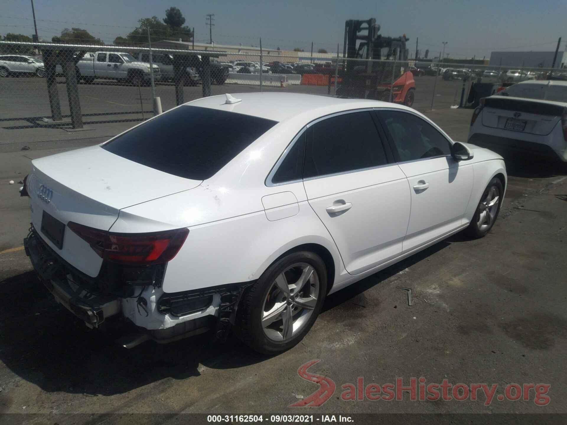 WAUGMAF47KA015592 2019 AUDI A4