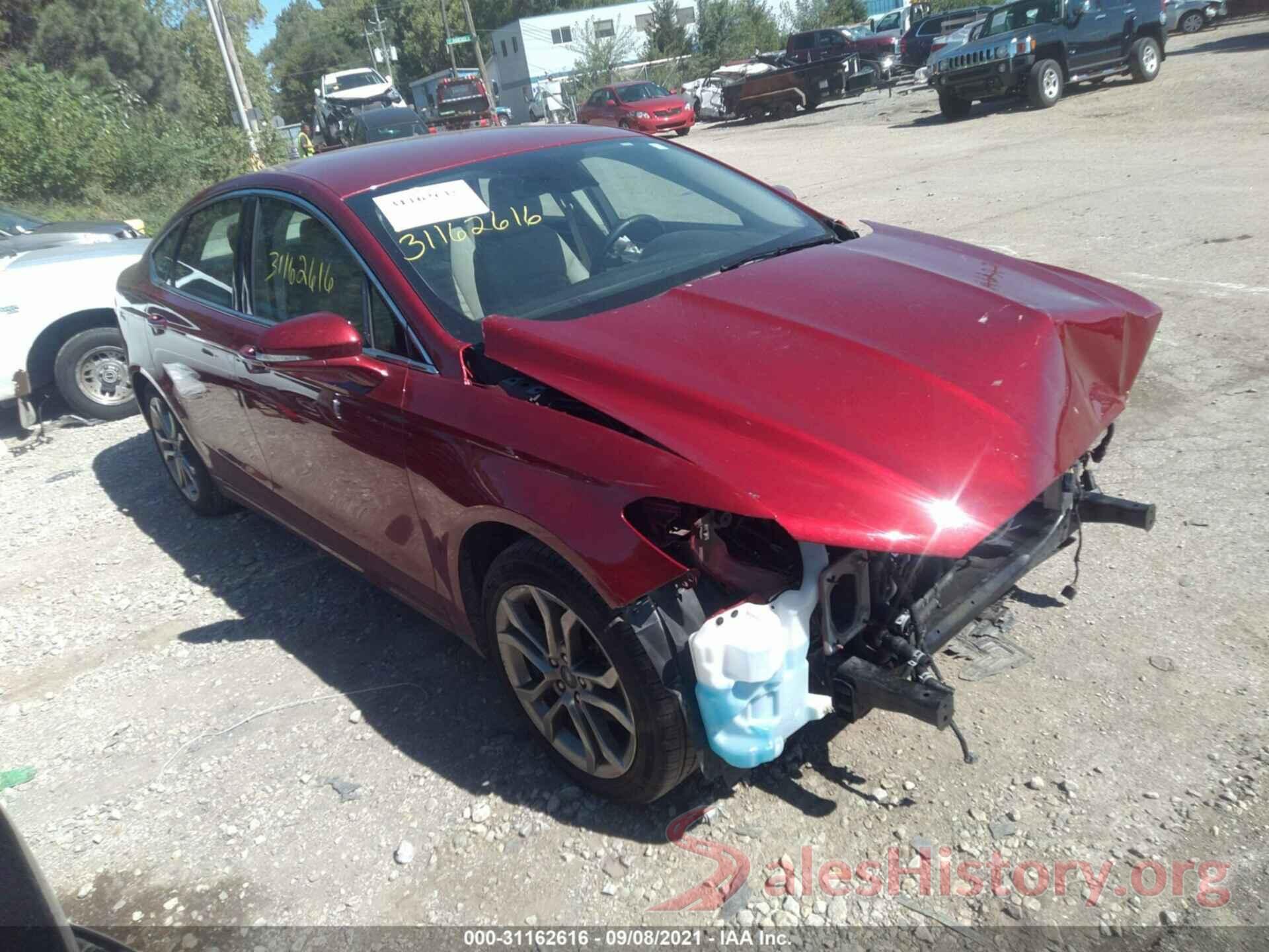 3FA6P0CD7KR164262 2019 FORD FUSION