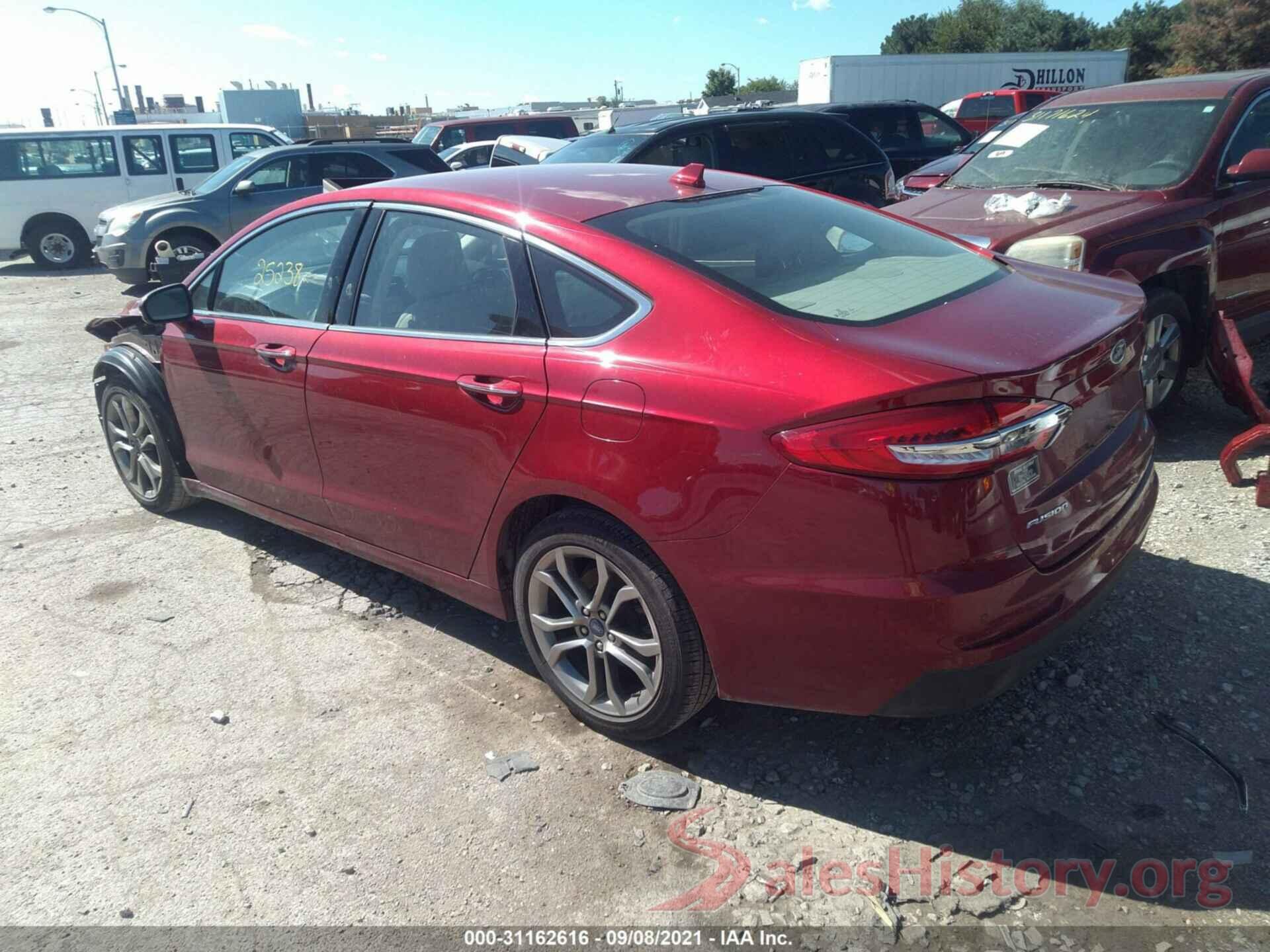 3FA6P0CD7KR164262 2019 FORD FUSION