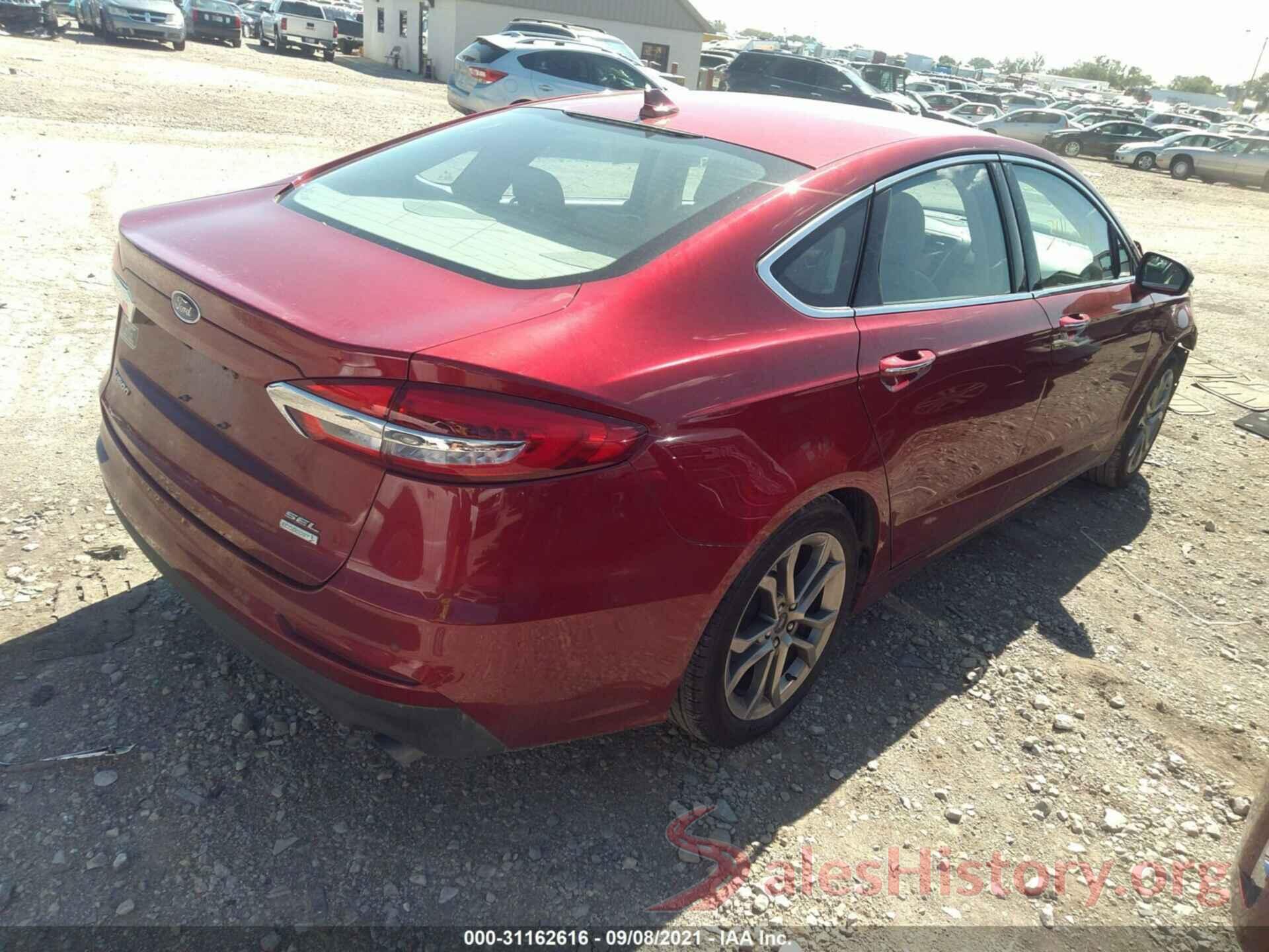 3FA6P0CD7KR164262 2019 FORD FUSION