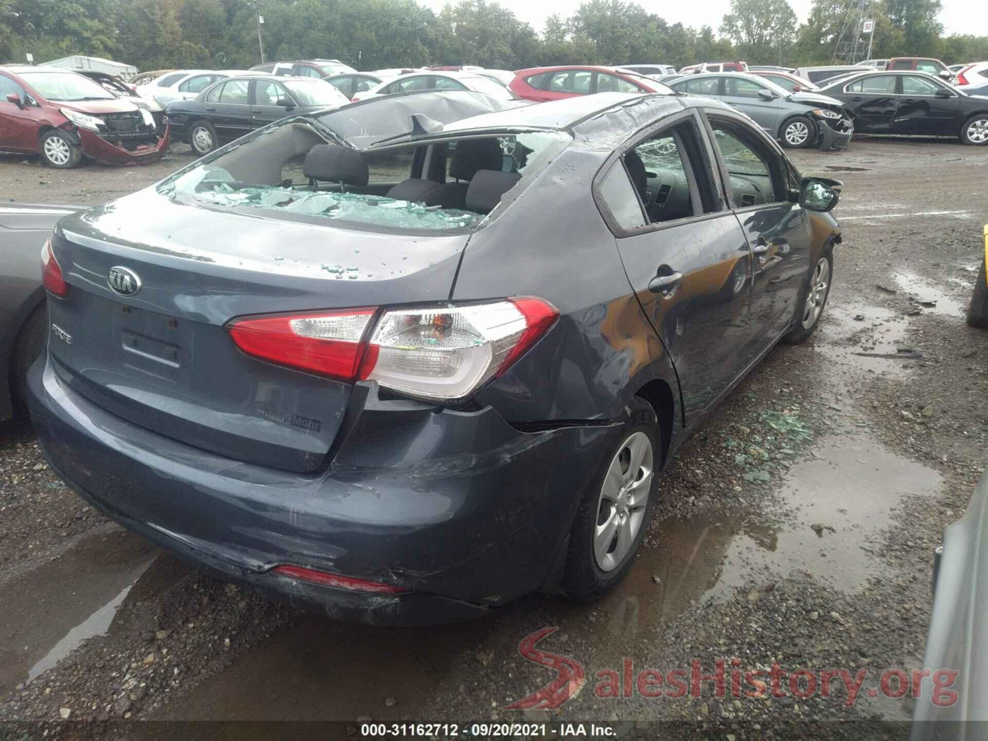 KNAFX4A67G5523686 2016 KIA FORTE