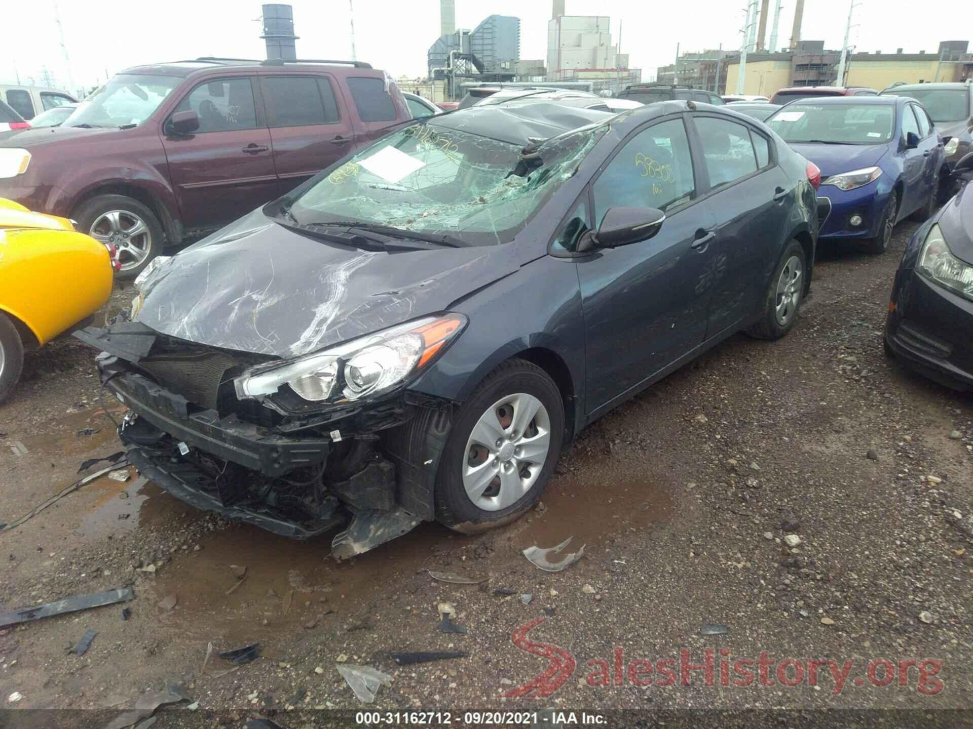 KNAFX4A67G5523686 2016 KIA FORTE