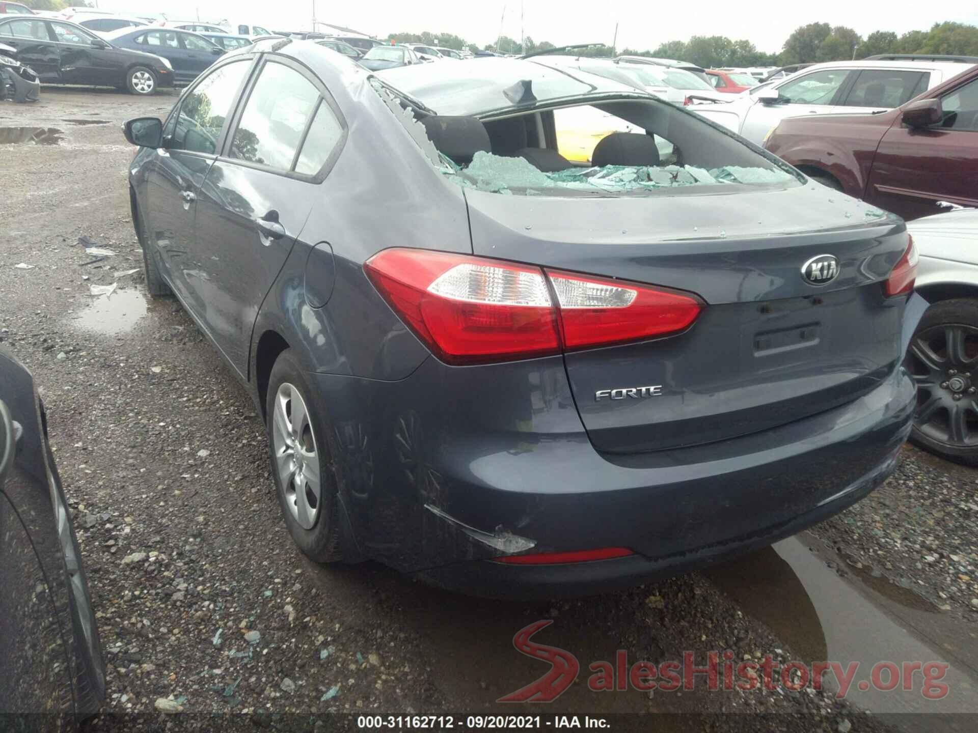 KNAFX4A67G5523686 2016 KIA FORTE