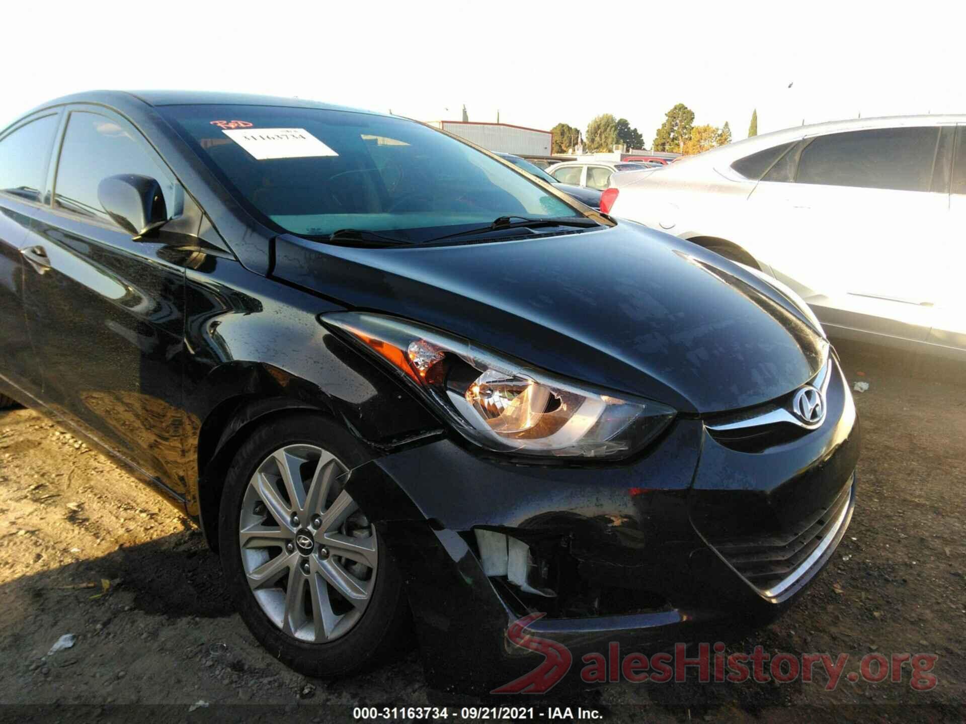 KMHDH4AE2GU480794 2016 HYUNDAI ELANTRA