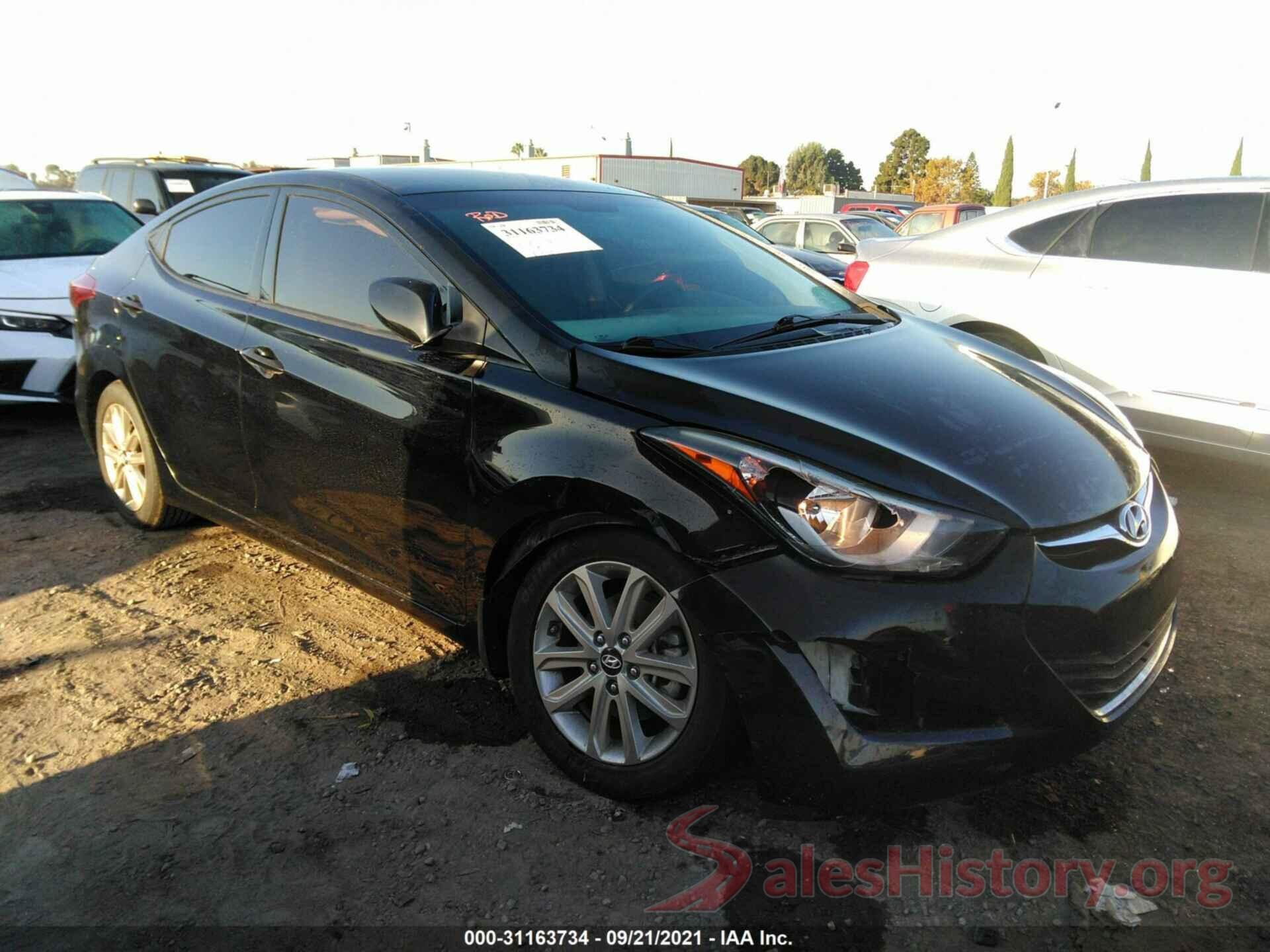 KMHDH4AE2GU480794 2016 HYUNDAI ELANTRA