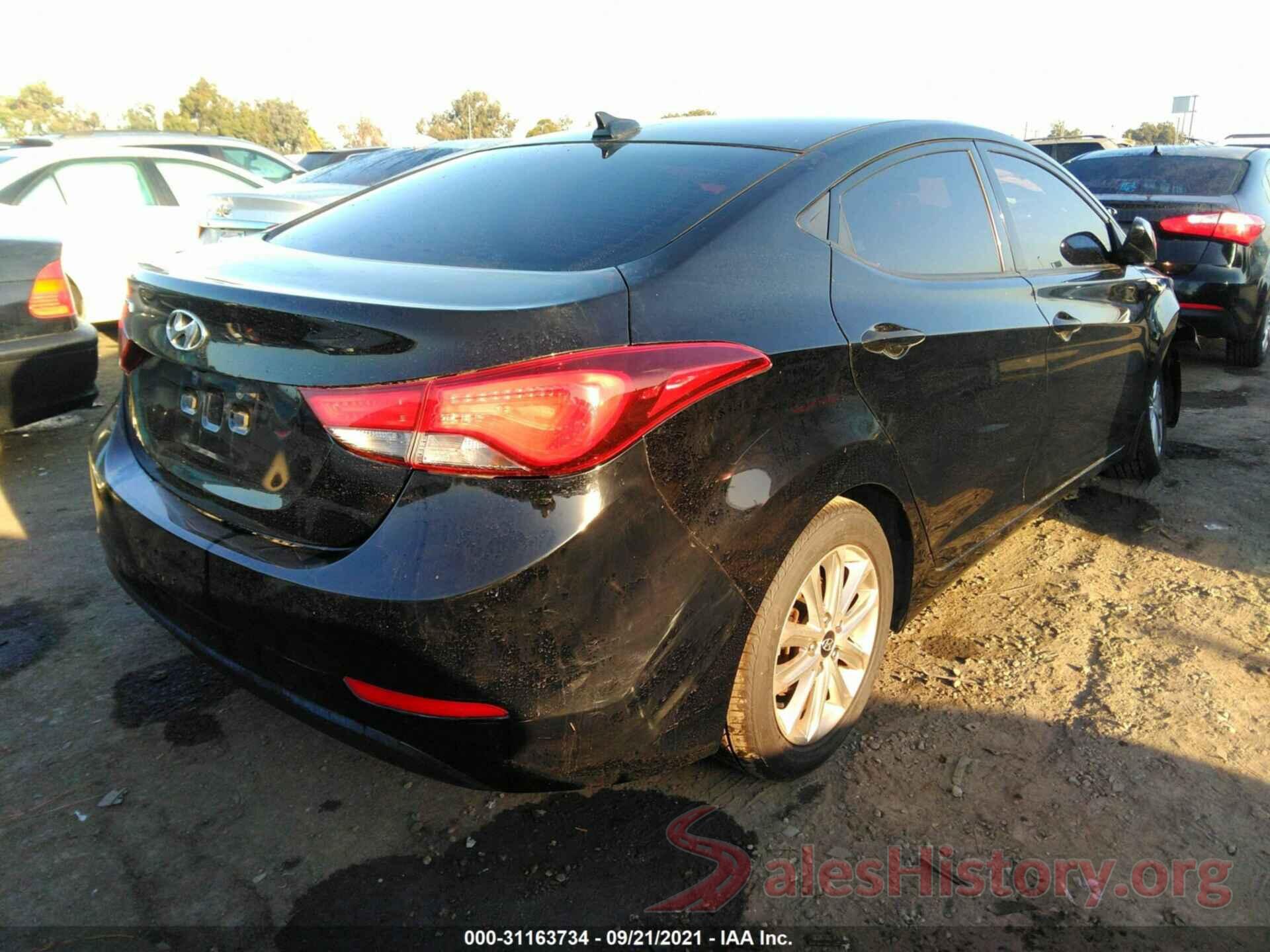 KMHDH4AE2GU480794 2016 HYUNDAI ELANTRA