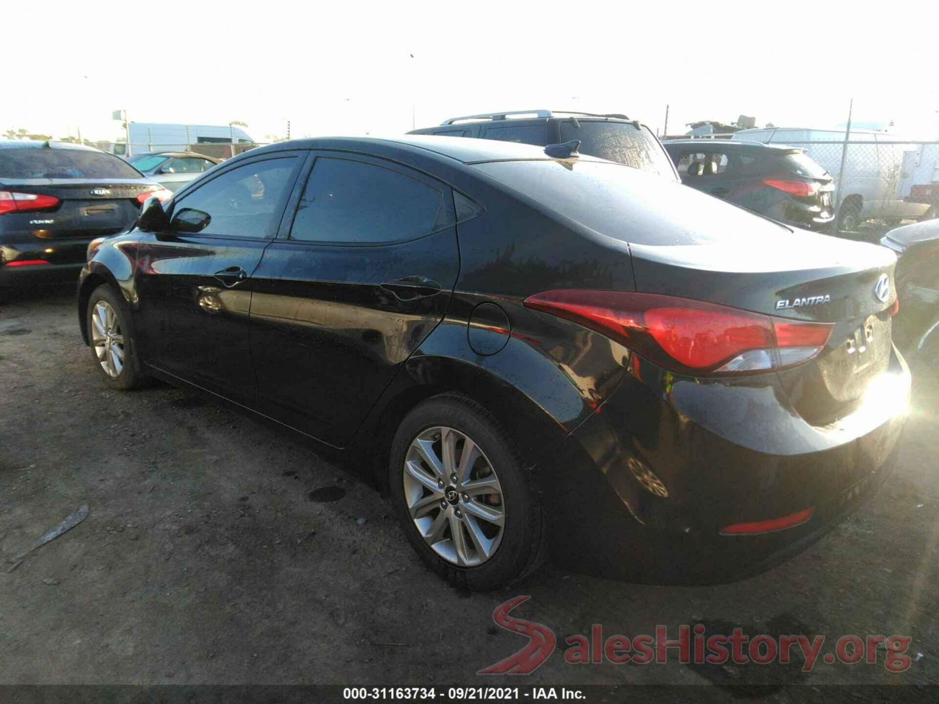 KMHDH4AE2GU480794 2016 HYUNDAI ELANTRA