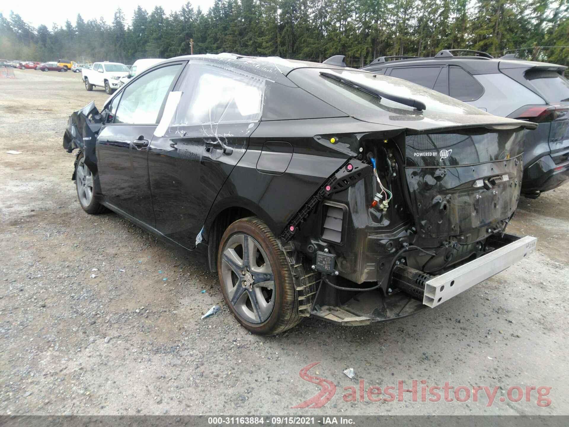 JTDKAMFU6M3136189 2021 TOYOTA PRIUS