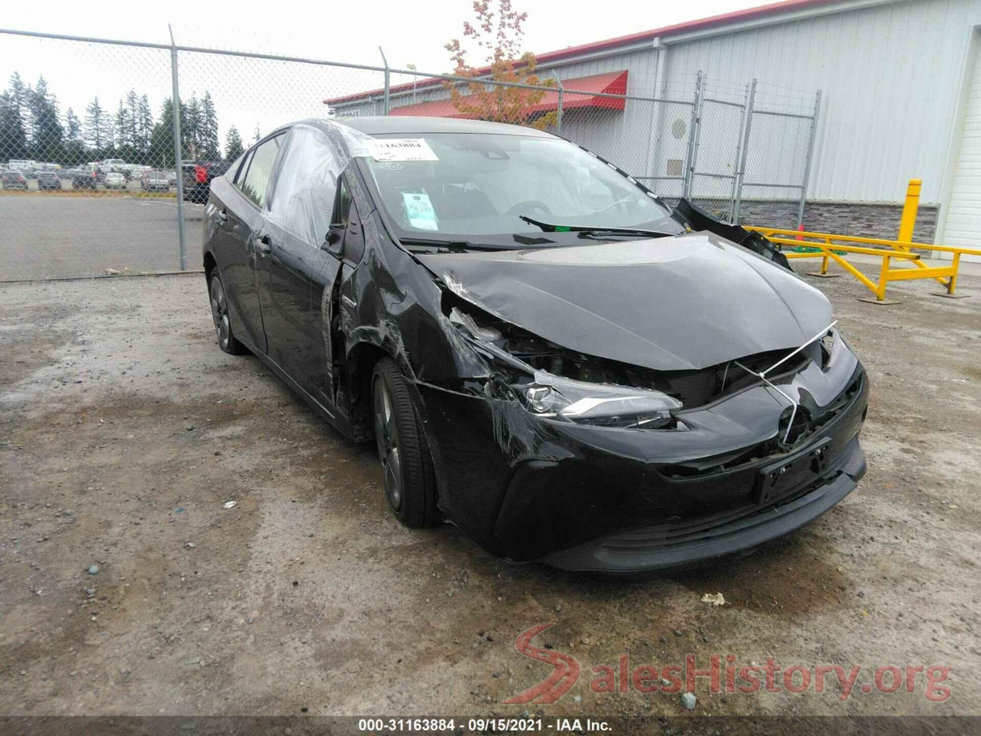 JTDKAMFU6M3136189 2021 TOYOTA PRIUS