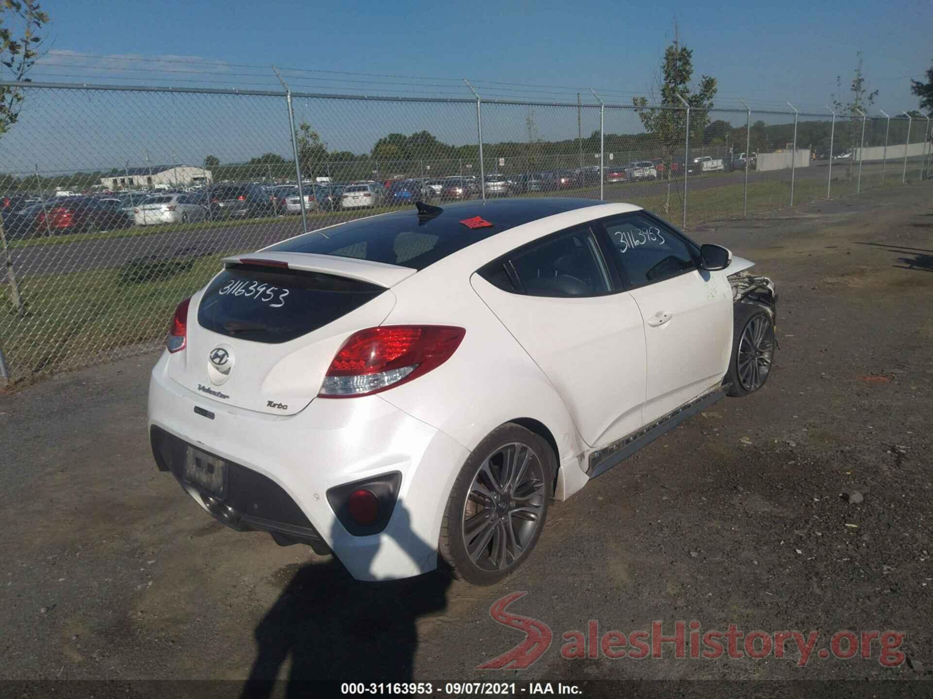 KMHTC6AE4GU273510 2016 HYUNDAI VELOSTER