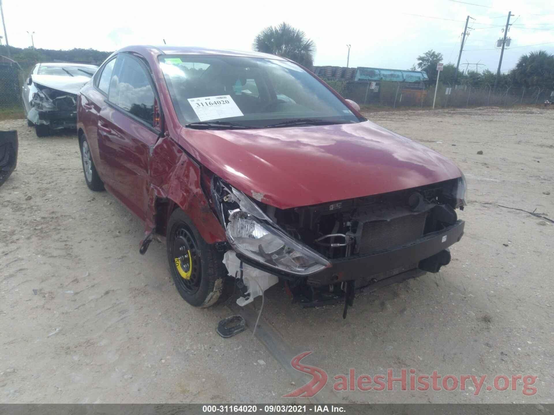 3KPC24A62LE107760 2020 HYUNDAI ACCENT