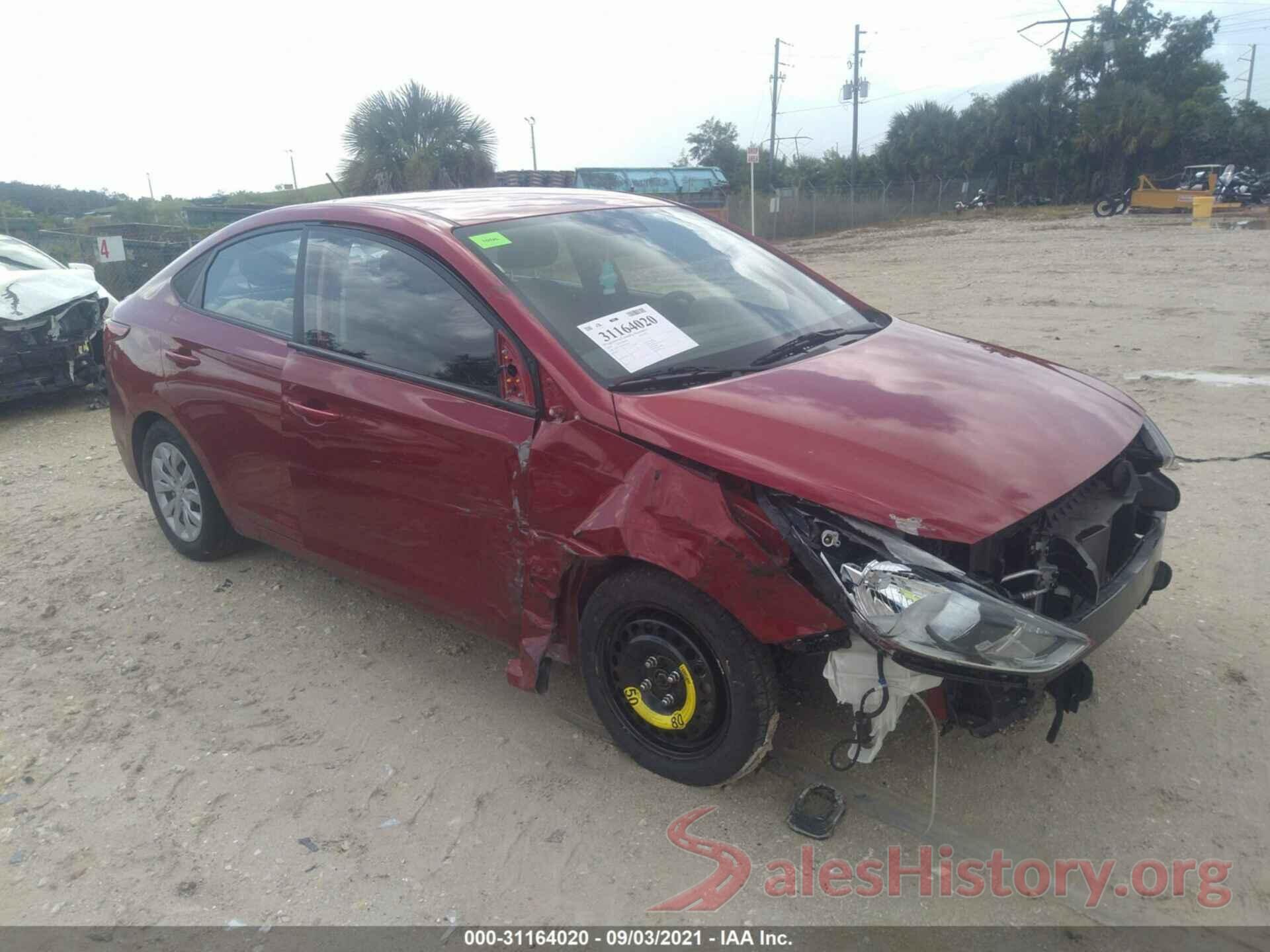 3KPC24A62LE107760 2020 HYUNDAI ACCENT