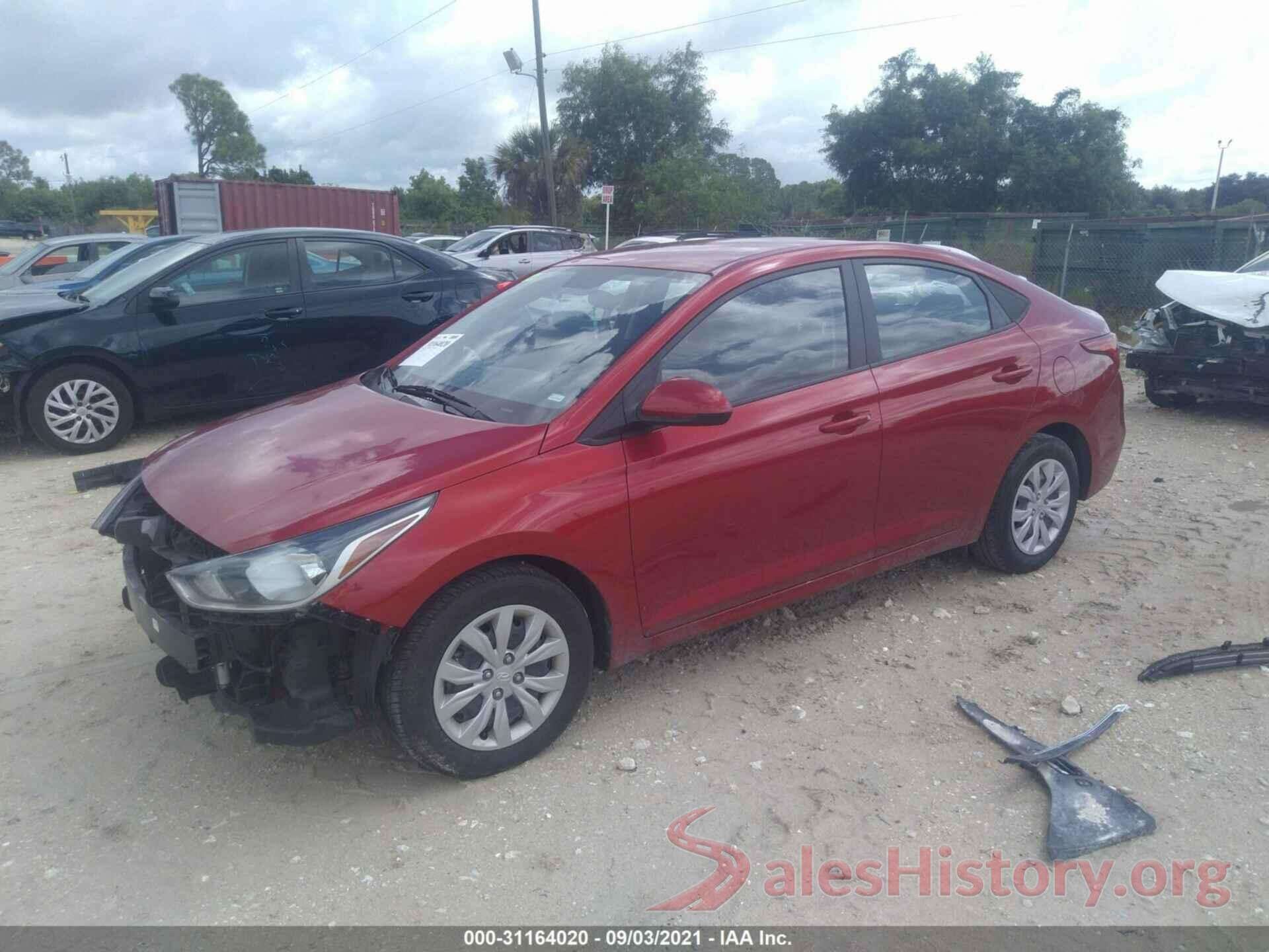 3KPC24A62LE107760 2020 HYUNDAI ACCENT