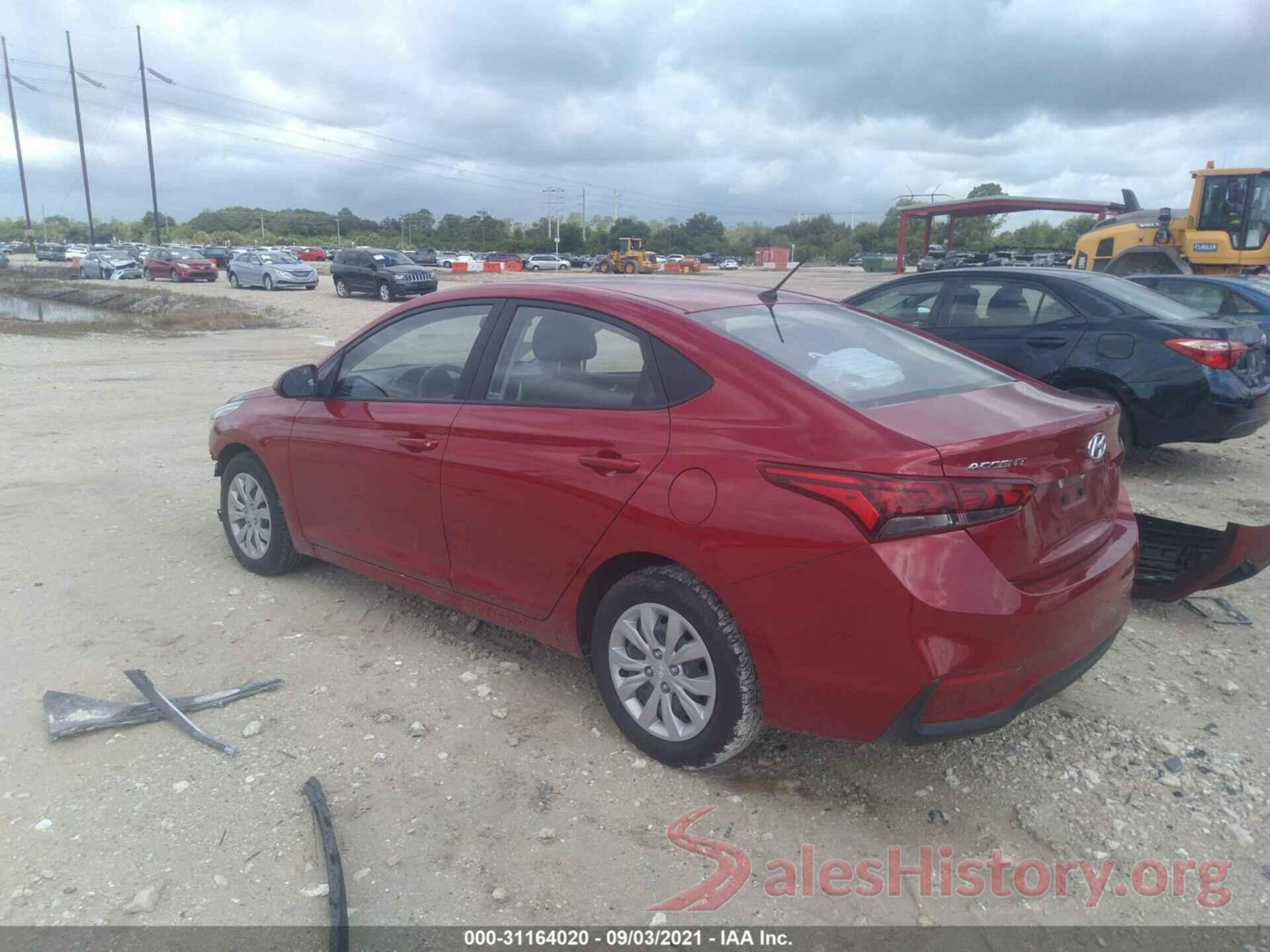 3KPC24A62LE107760 2020 HYUNDAI ACCENT