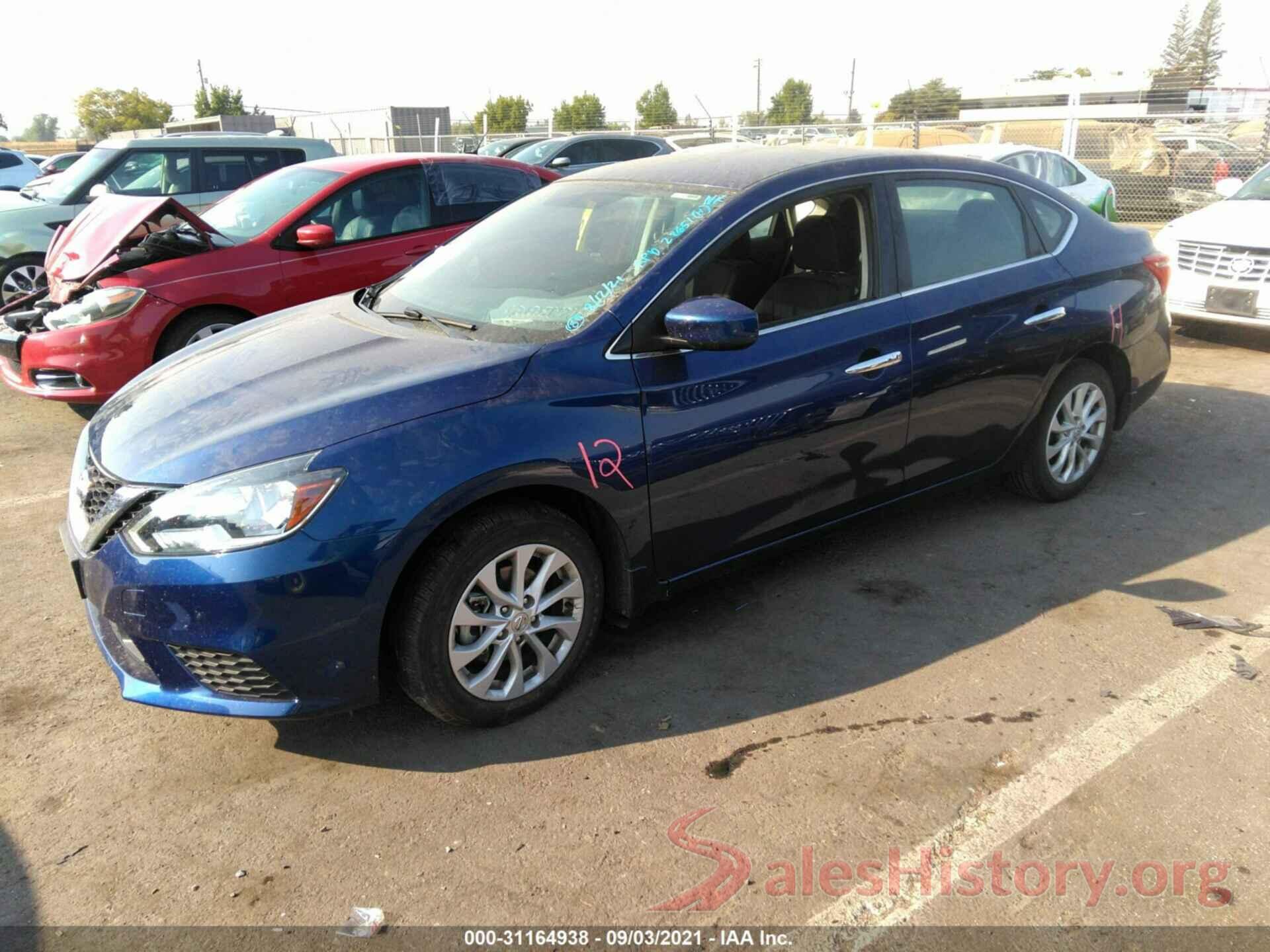 3N1AB7AP6KY364180 2019 NISSAN SENTRA