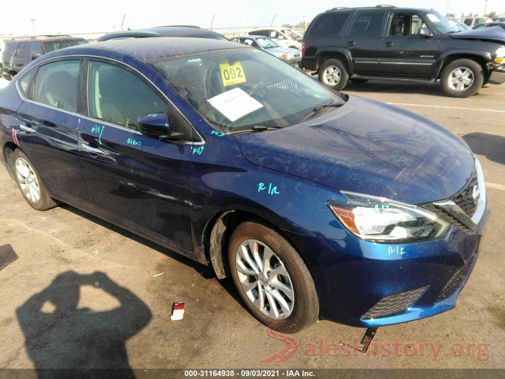 3N1AB7AP6KY364180 2019 NISSAN SENTRA