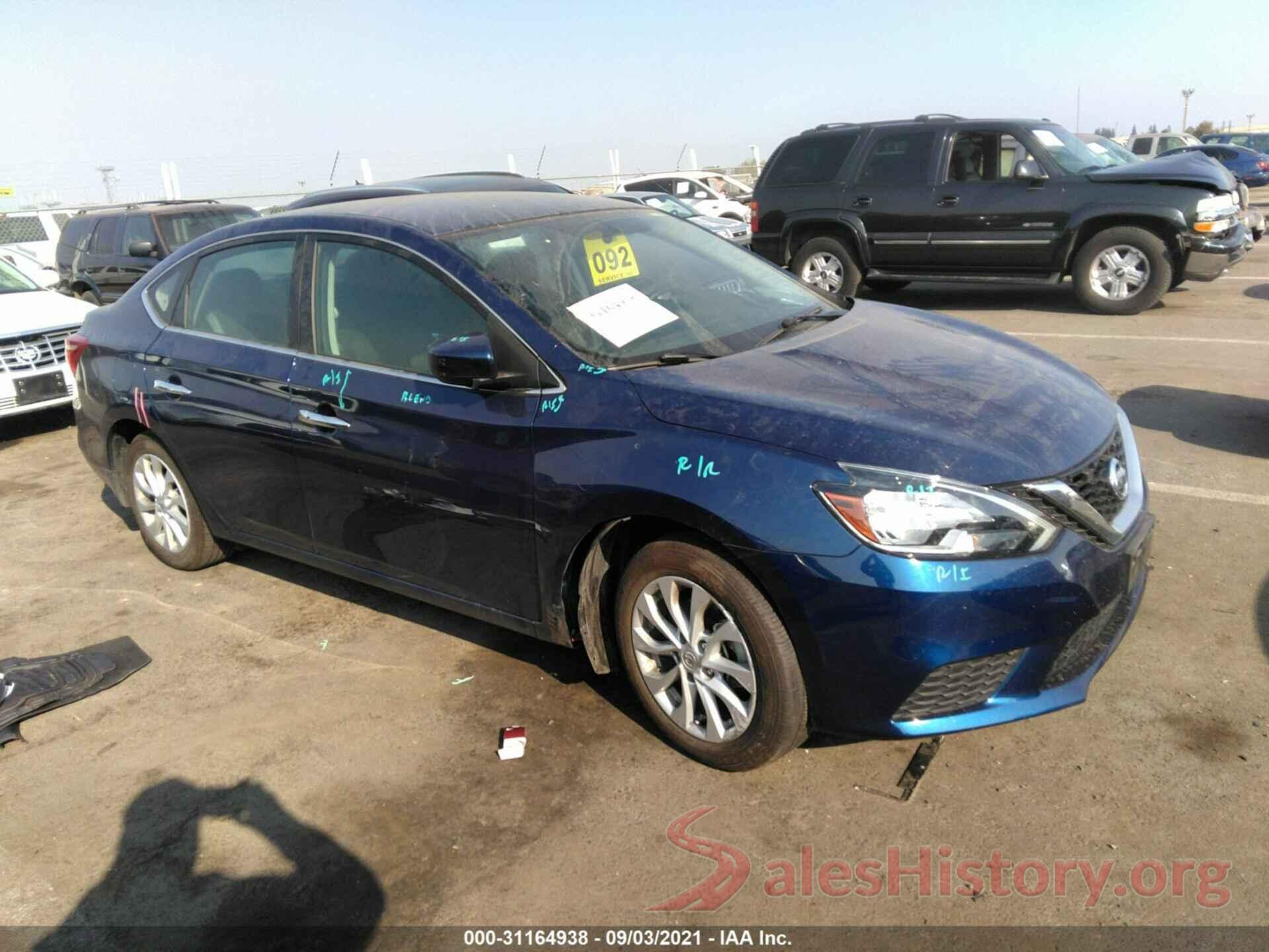 3N1AB7AP6KY364180 2019 NISSAN SENTRA