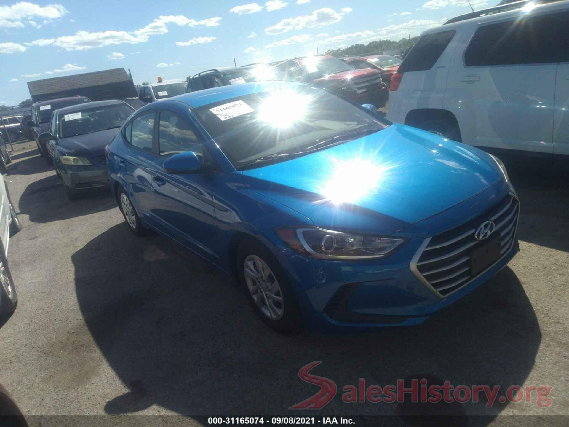 KMHD74LF5HU118534 2017 HYUNDAI ELANTRA