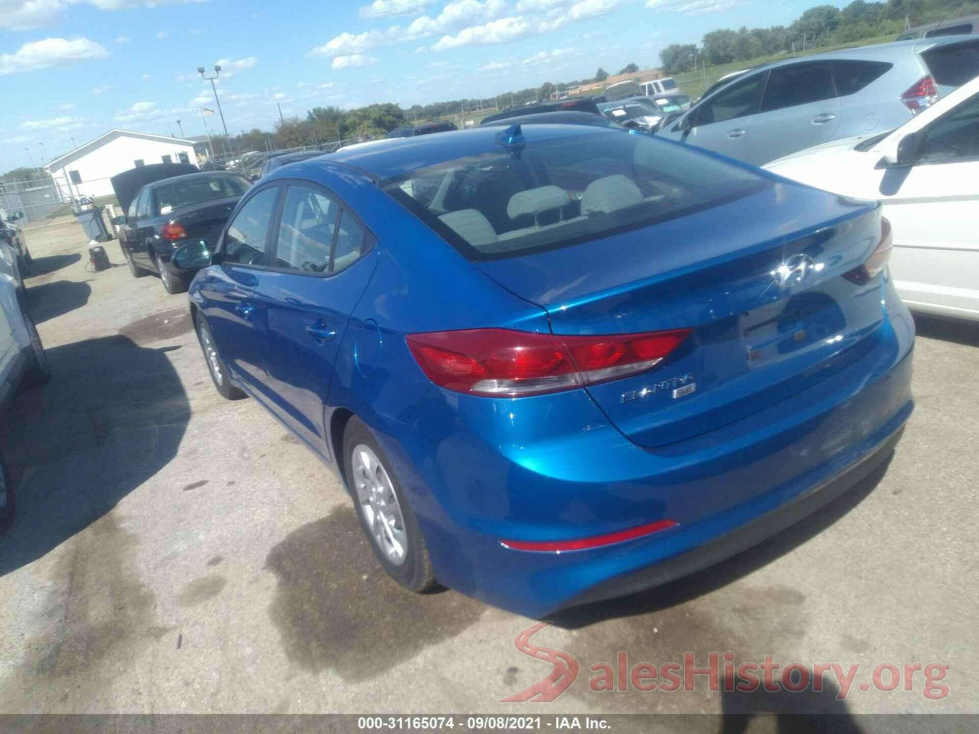 KMHD74LF5HU118534 2017 HYUNDAI ELANTRA