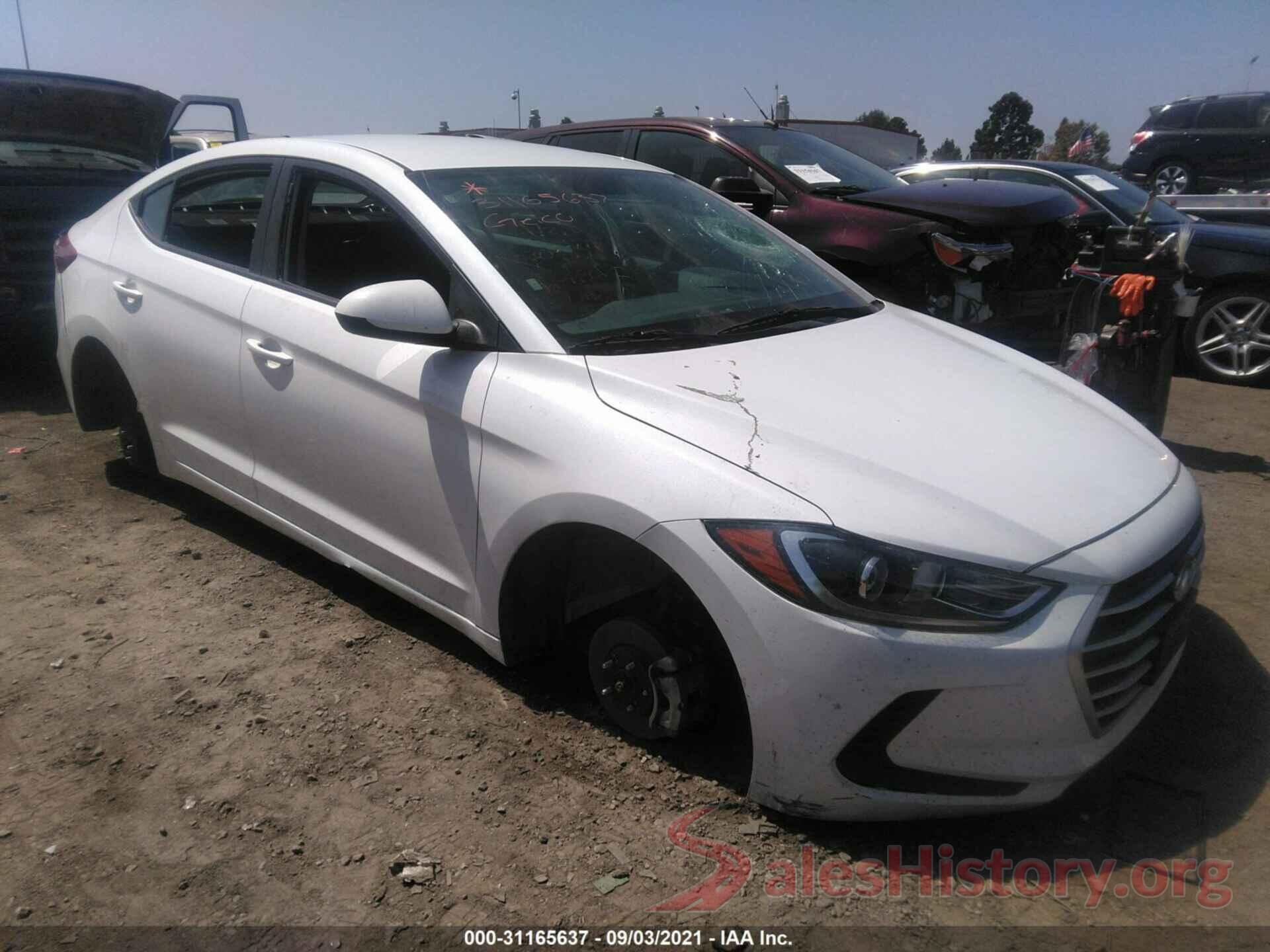 5NPD74LF6JH379451 2018 HYUNDAI ELANTRA