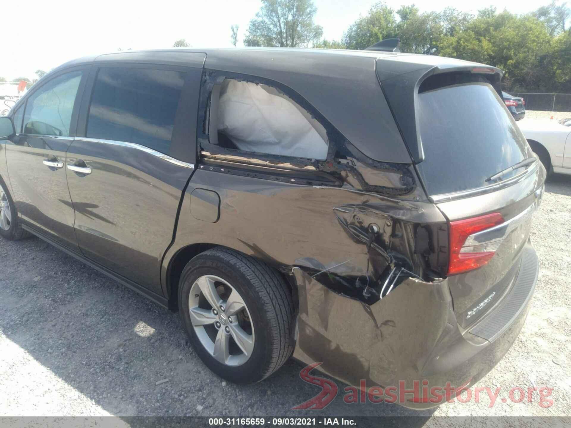 5FNRL6H75KB010787 2019 HONDA ODYSSEY