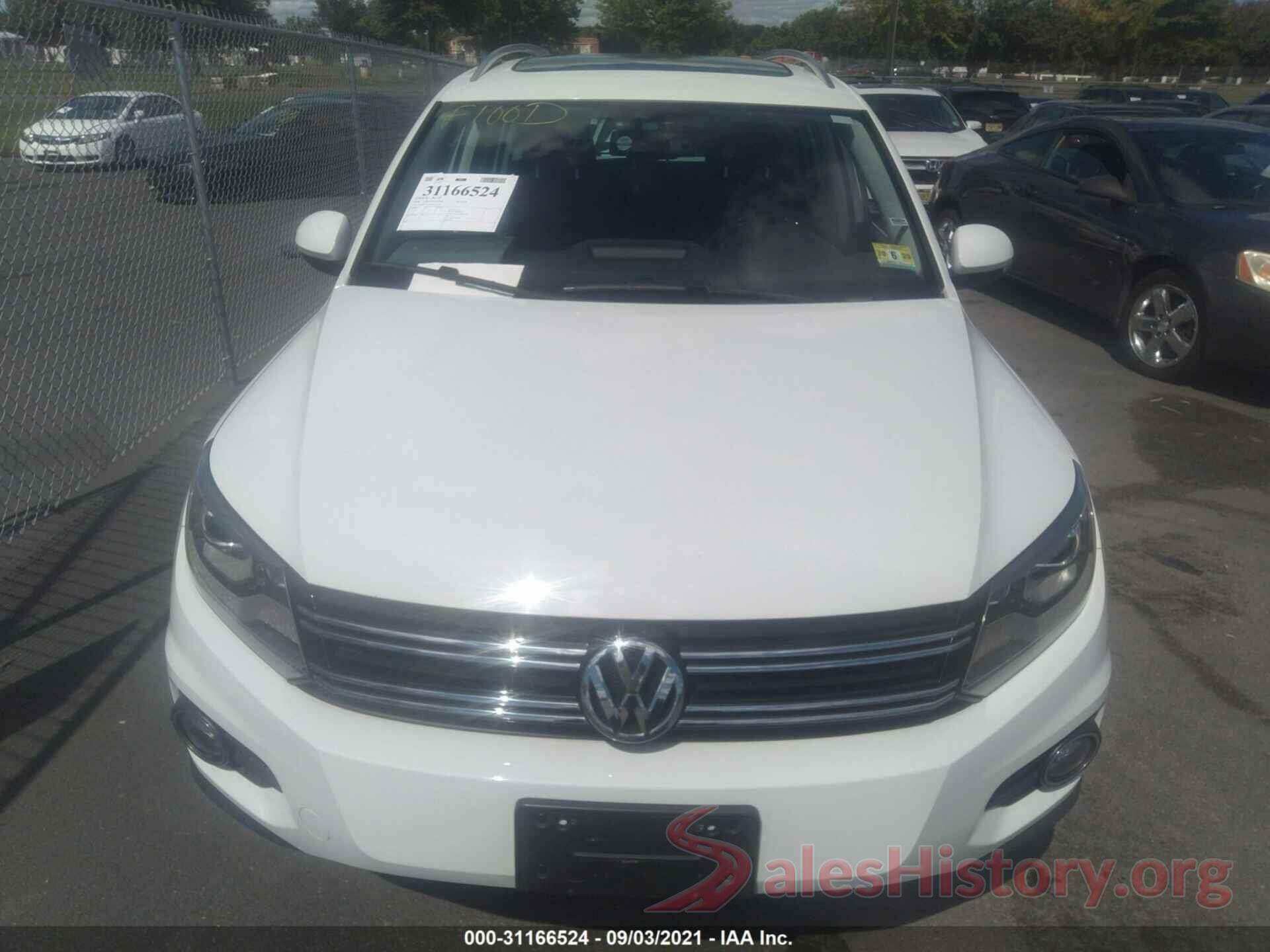 WVGBV7AX9GW537919 2016 VOLKSWAGEN TIGUAN