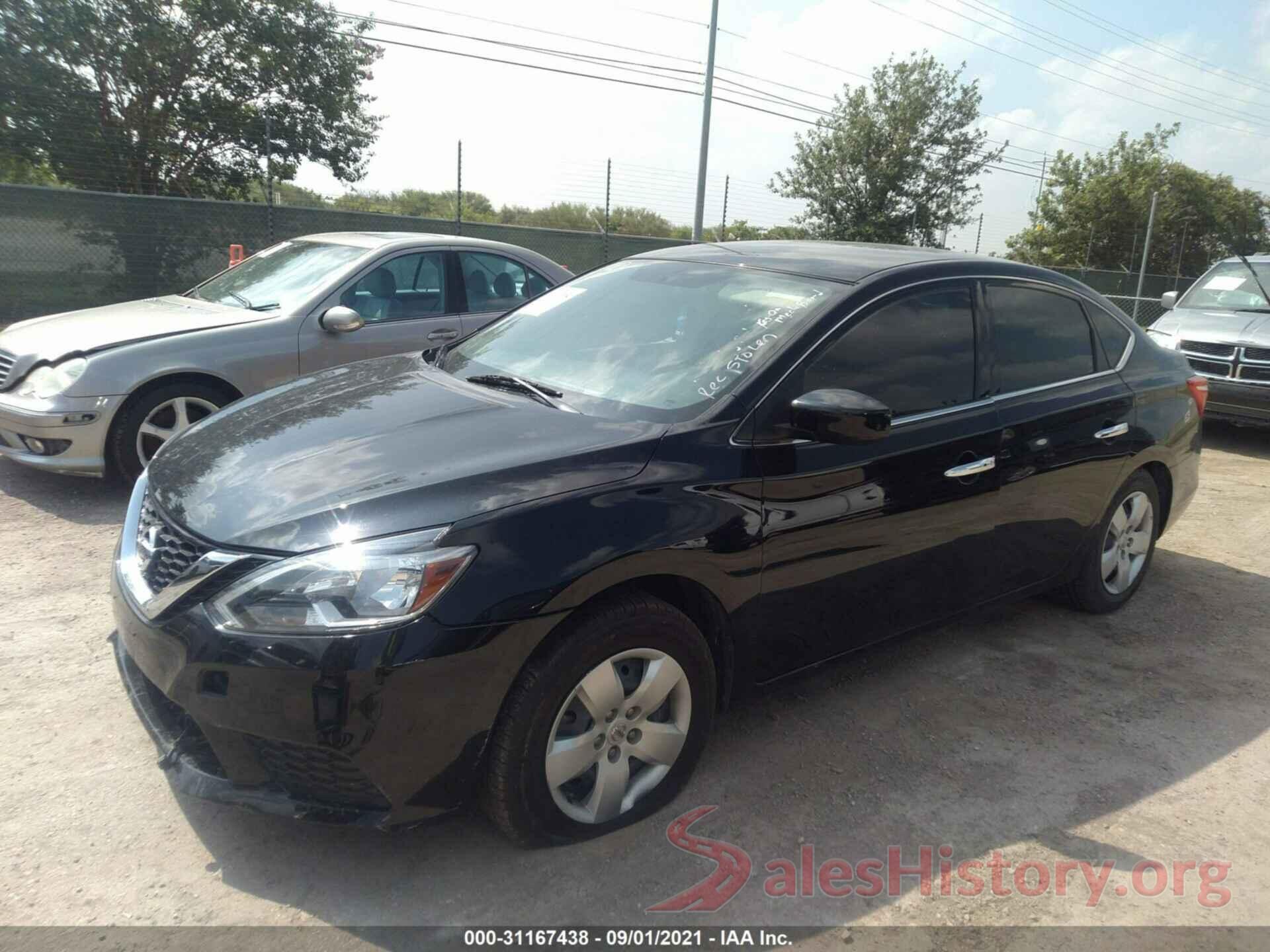 3N1AB7AP6KY361974 2019 NISSAN SENTRA