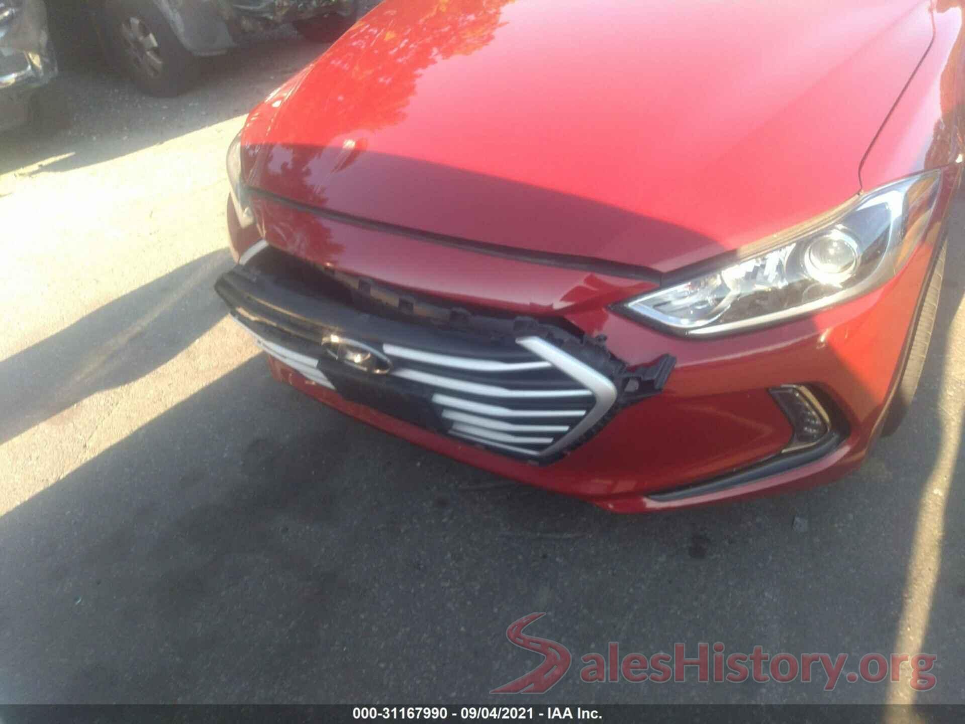 KMHD84LF7HU337394 2017 HYUNDAI ELANTRA