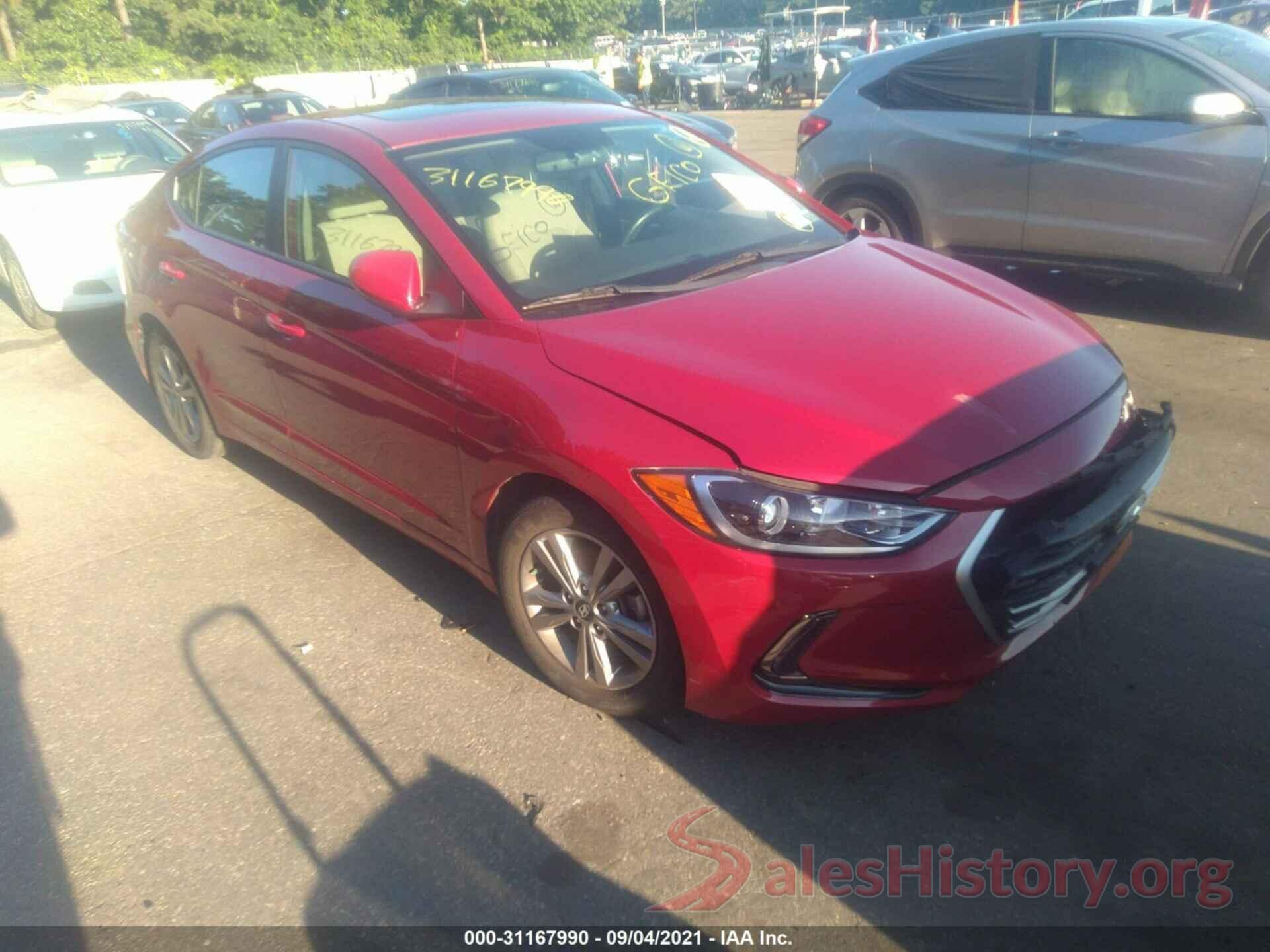 KMHD84LF7HU337394 2017 HYUNDAI ELANTRA