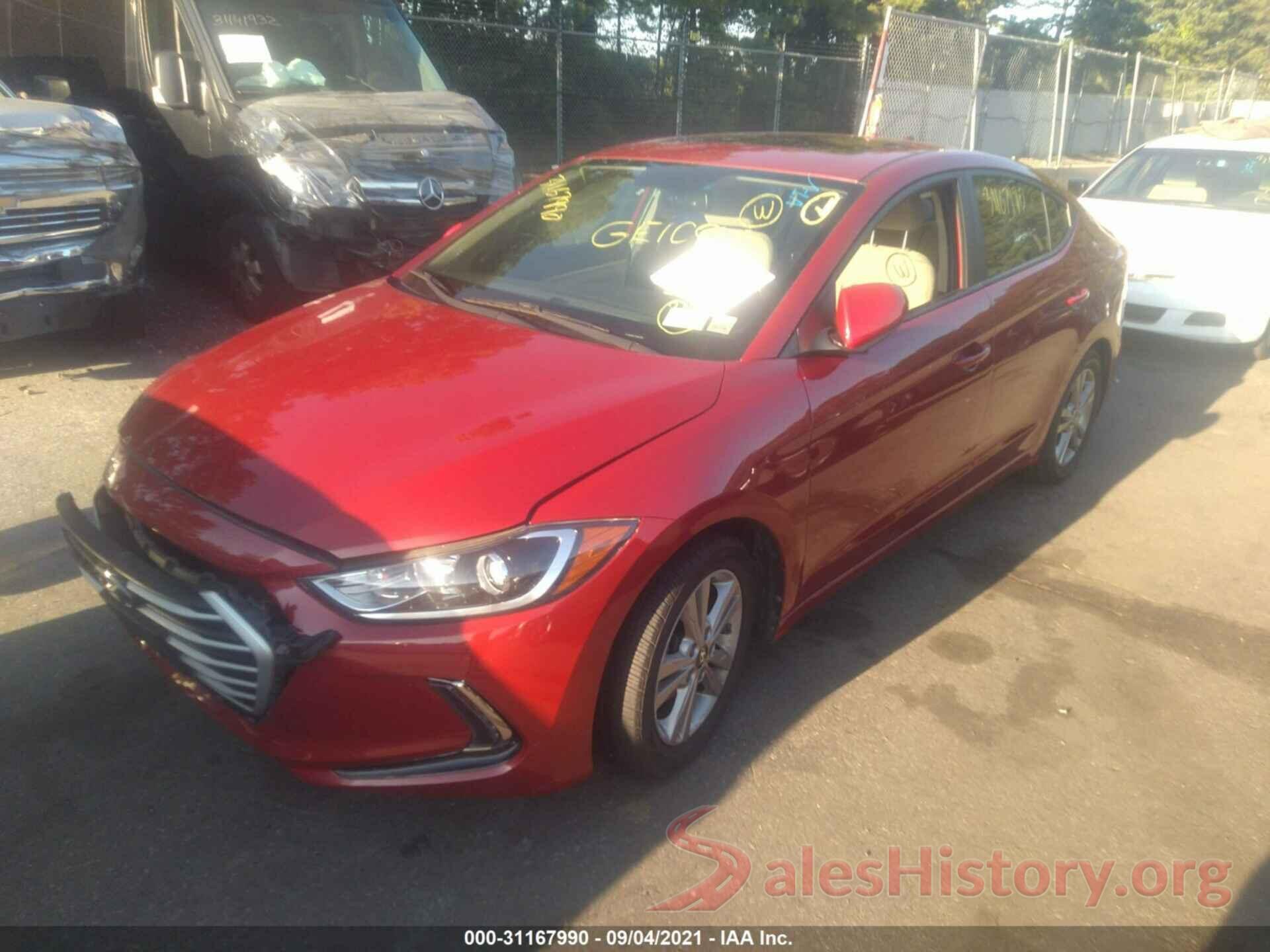 KMHD84LF7HU337394 2017 HYUNDAI ELANTRA