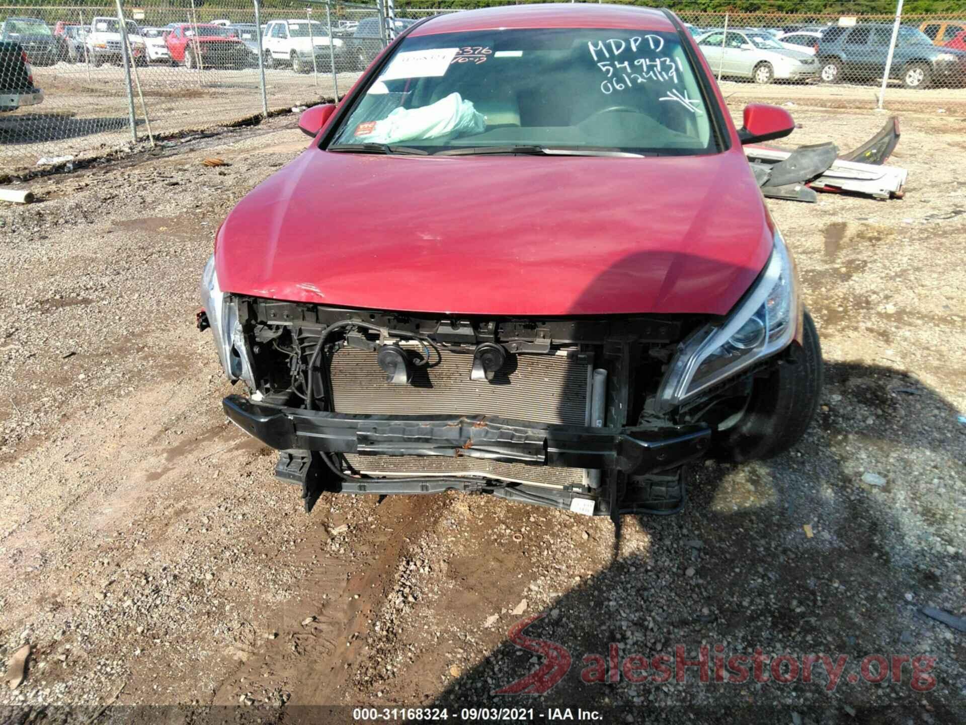 5NPE24AF7HH549431 2017 HYUNDAI SONATA