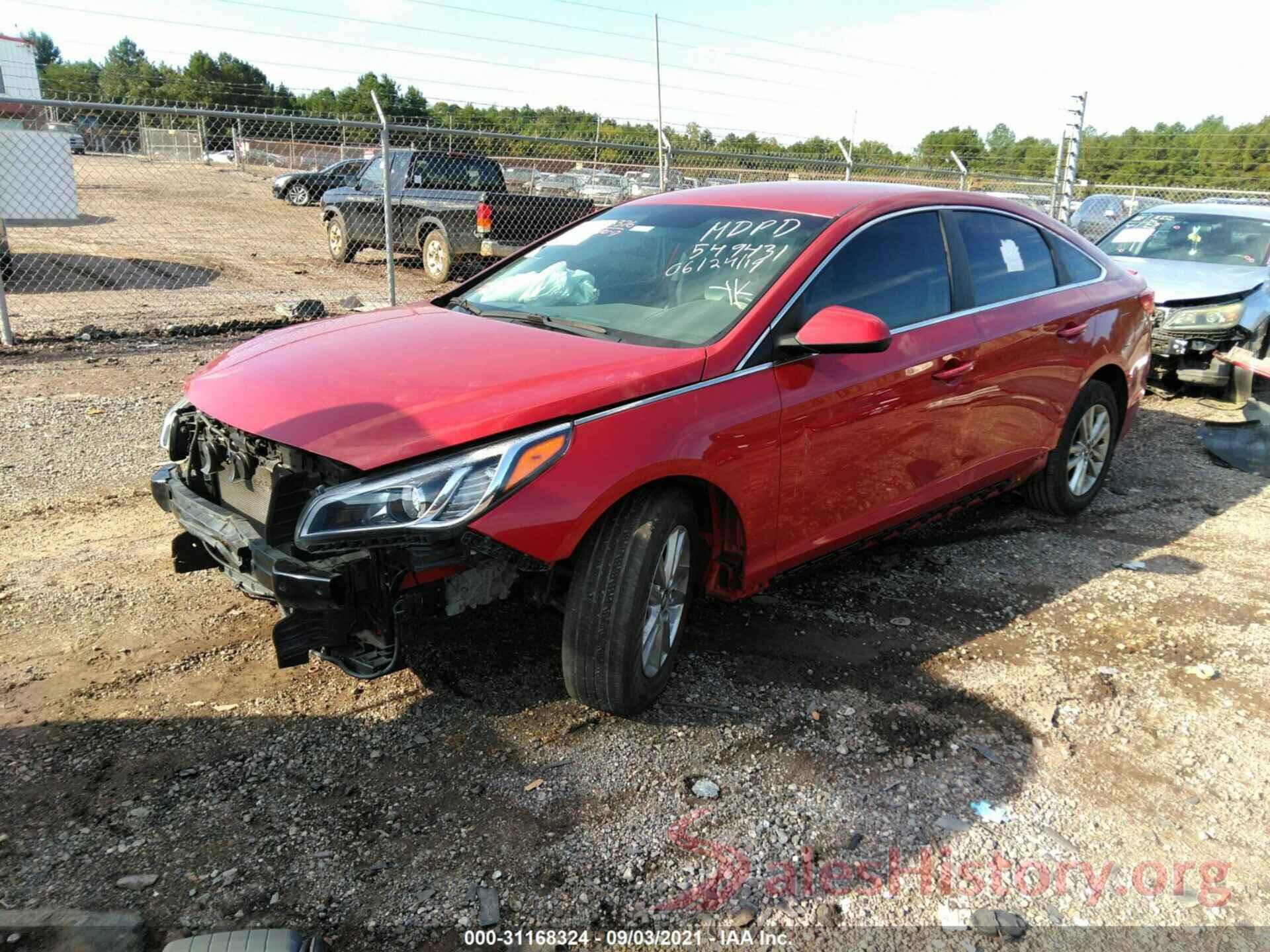 5NPE24AF7HH549431 2017 HYUNDAI SONATA