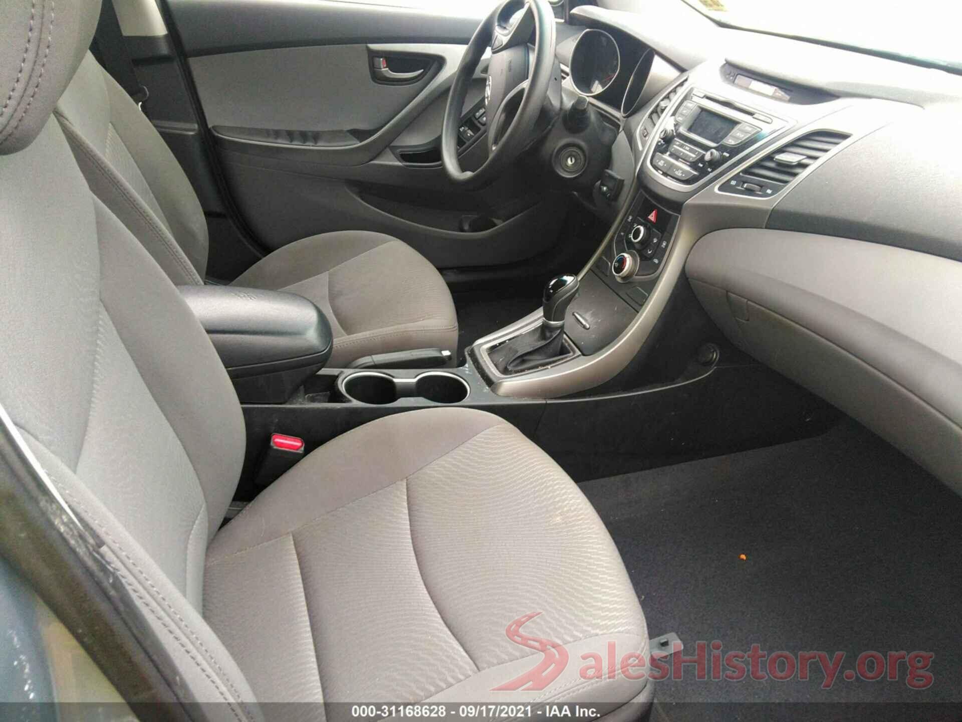 5NPDH4AE2GH679214 2016 HYUNDAI ELANTRA