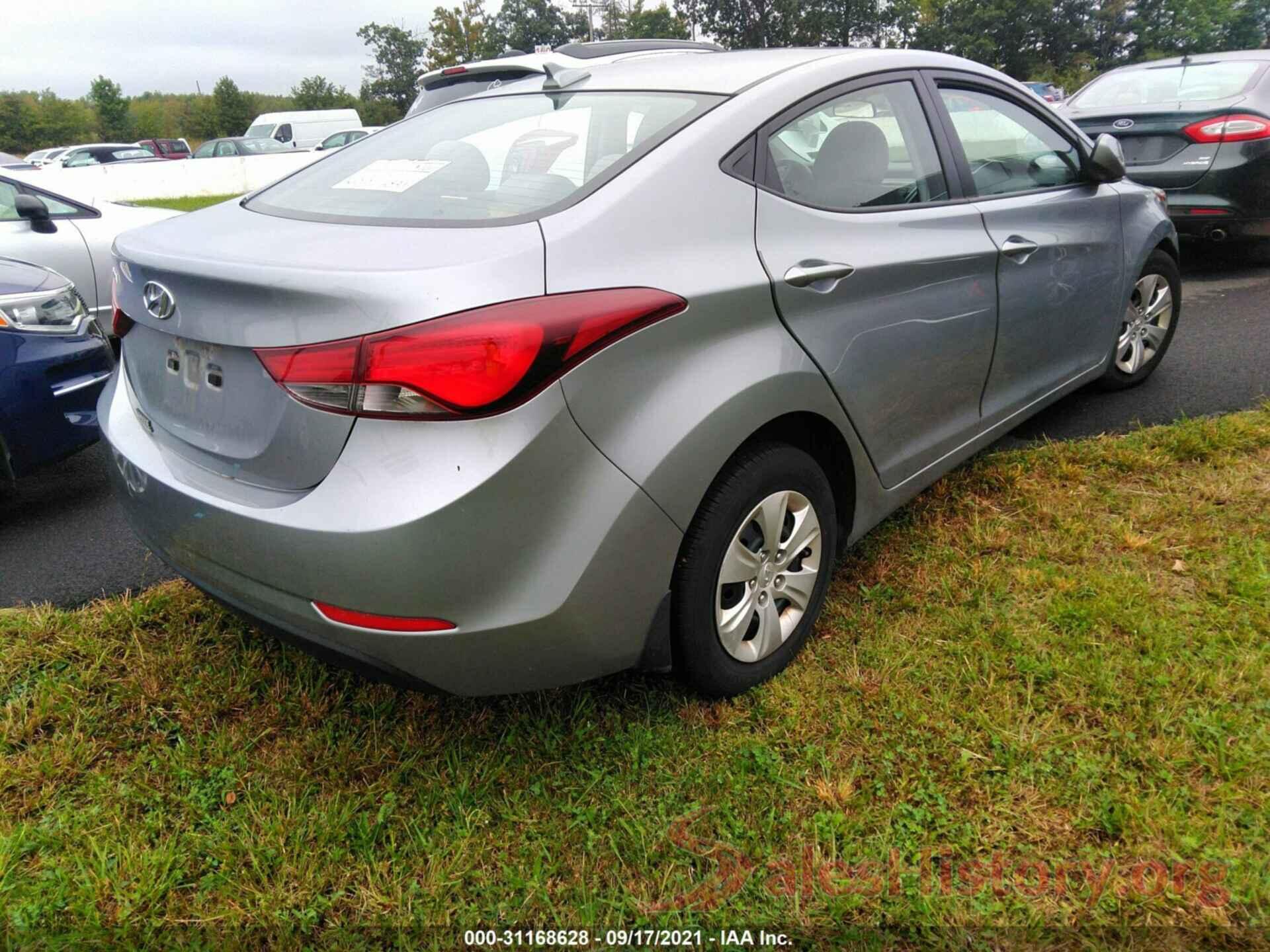 5NPDH4AE2GH679214 2016 HYUNDAI ELANTRA