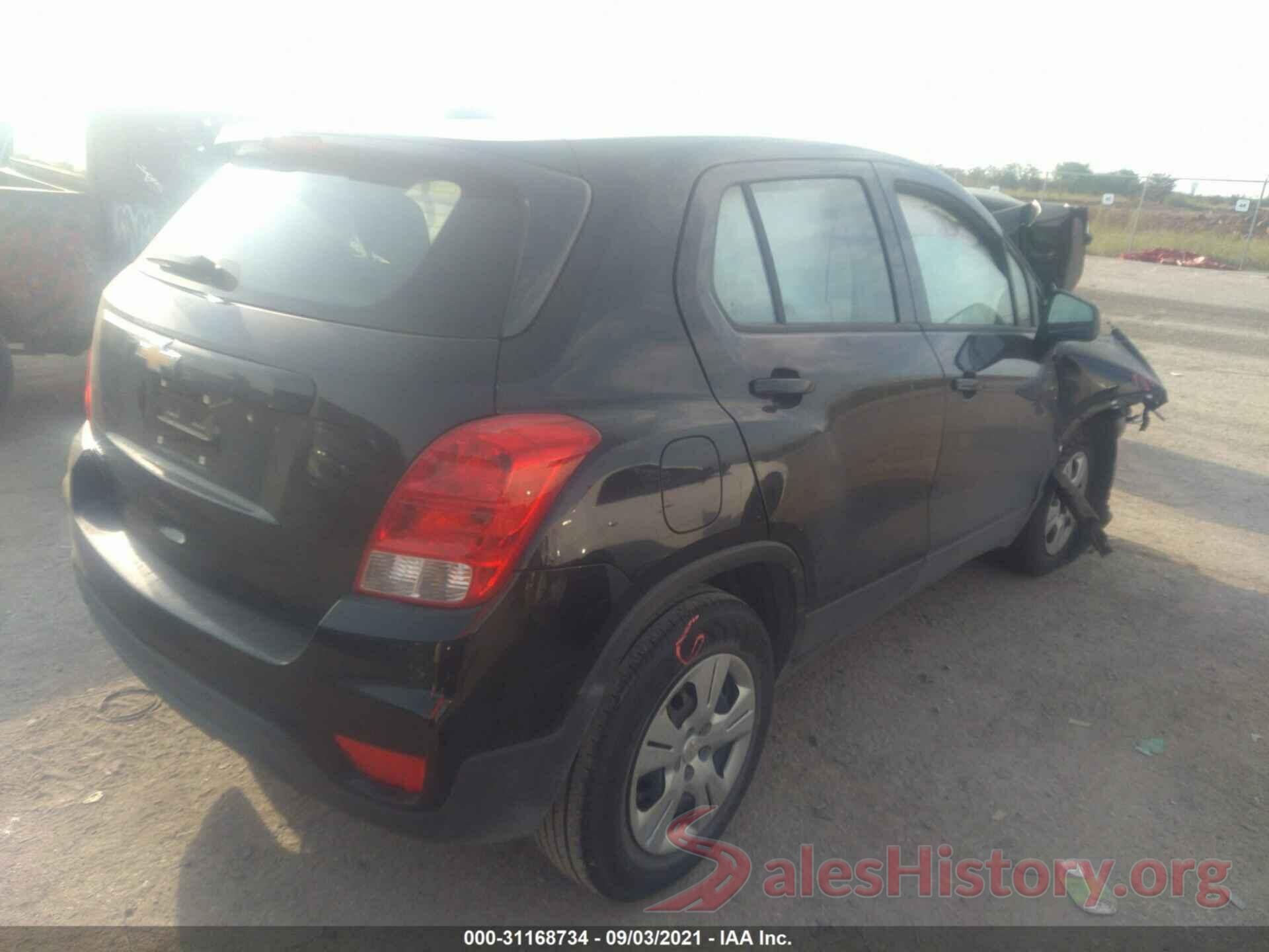 3GNCJKSB0HL286121 2017 CHEVROLET TRAX