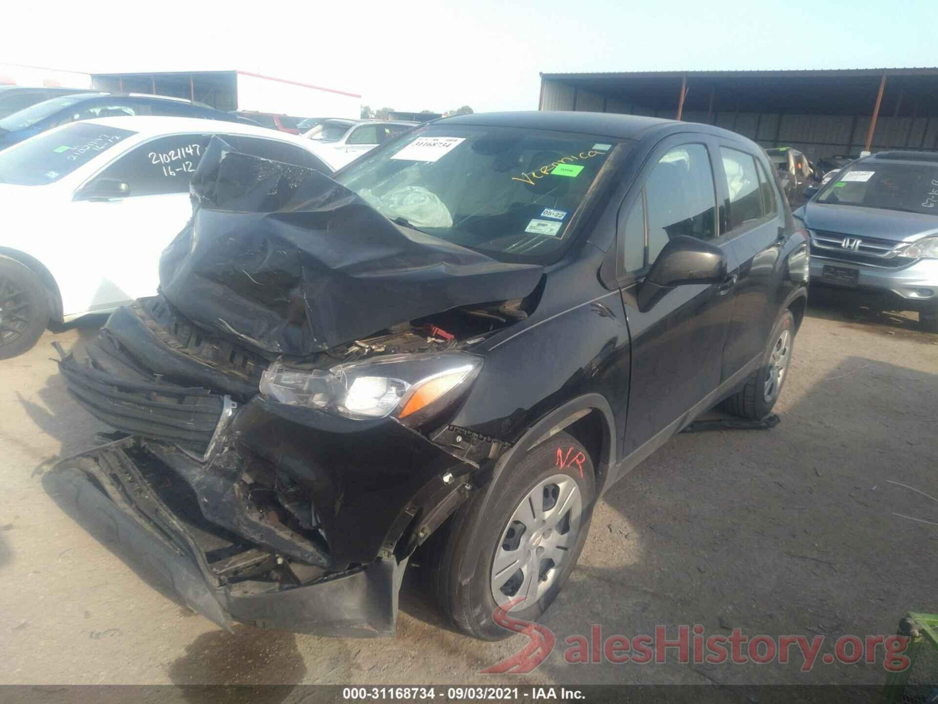 3GNCJKSB0HL286121 2017 CHEVROLET TRAX