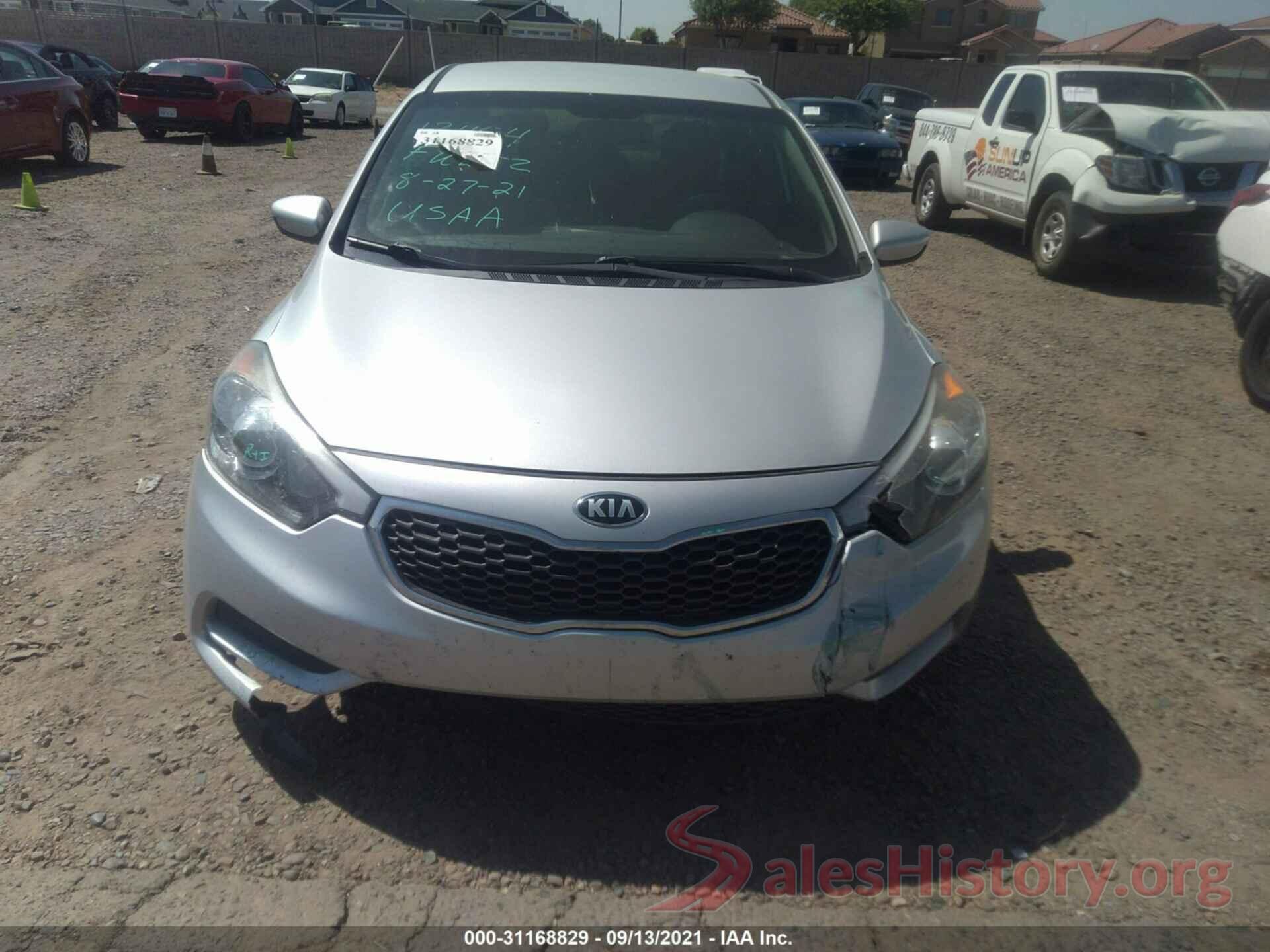 KNAFK4A6XG5515659 2016 KIA FORTE