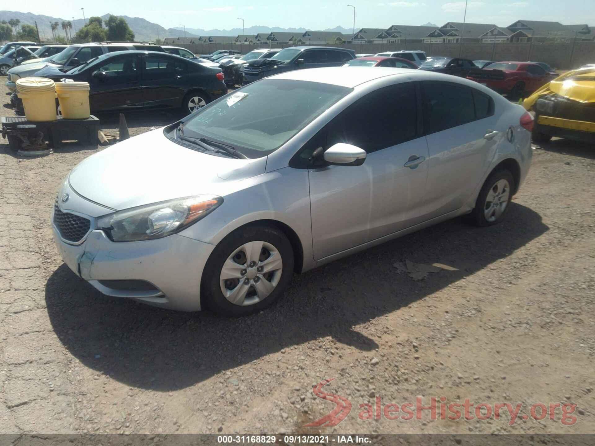 KNAFK4A6XG5515659 2016 KIA FORTE