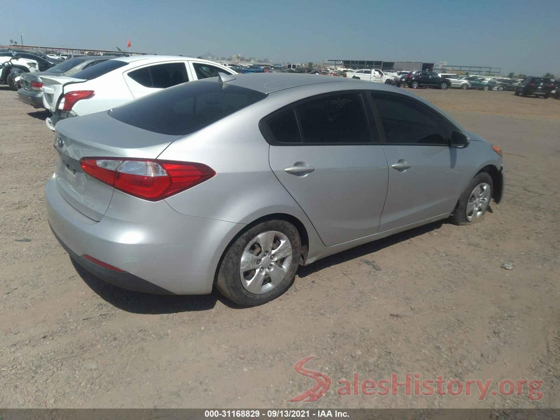 KNAFK4A6XG5515659 2016 KIA FORTE