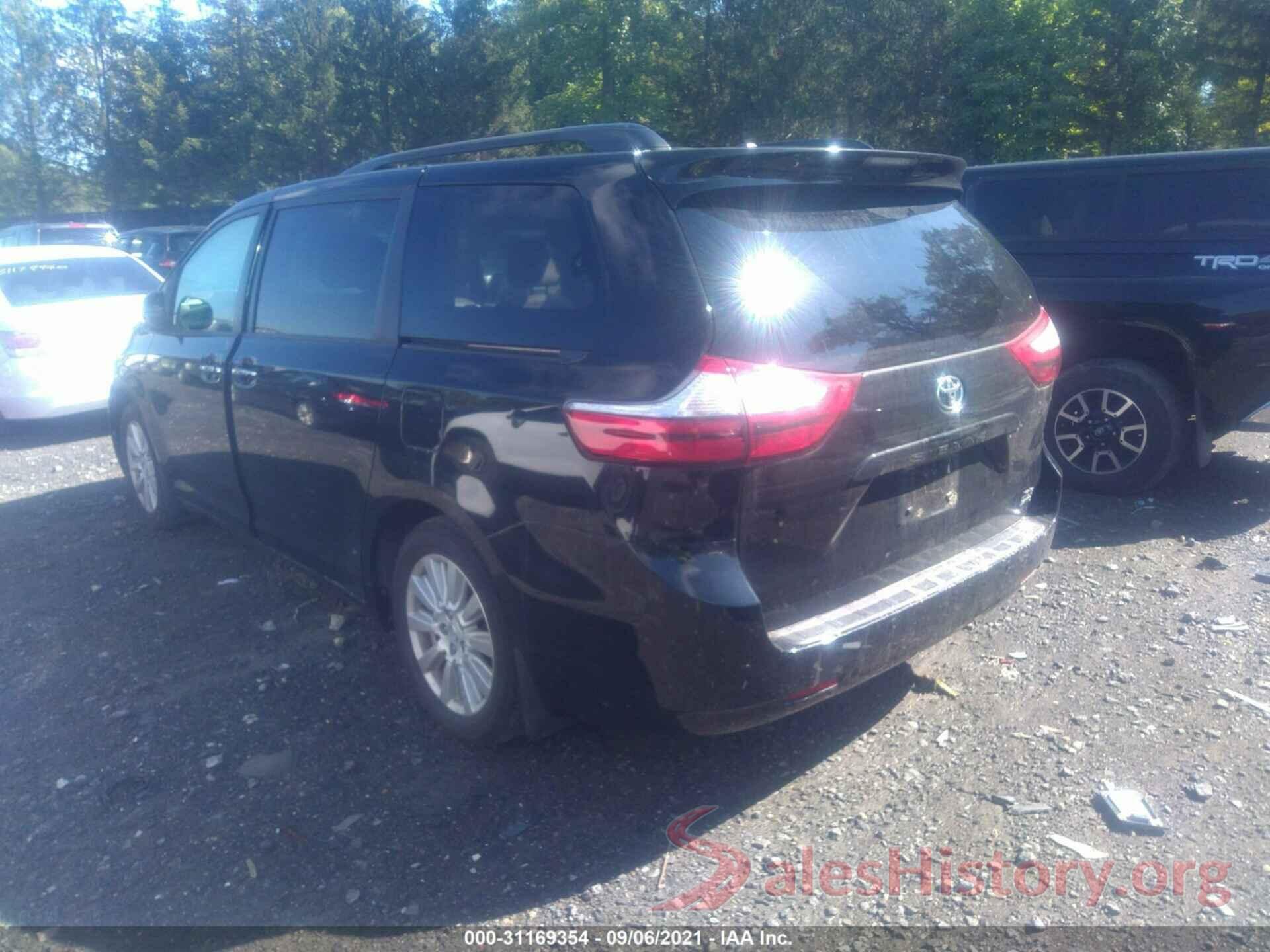 5TDDZ3DC2HS172617 2017 TOYOTA SIENNA