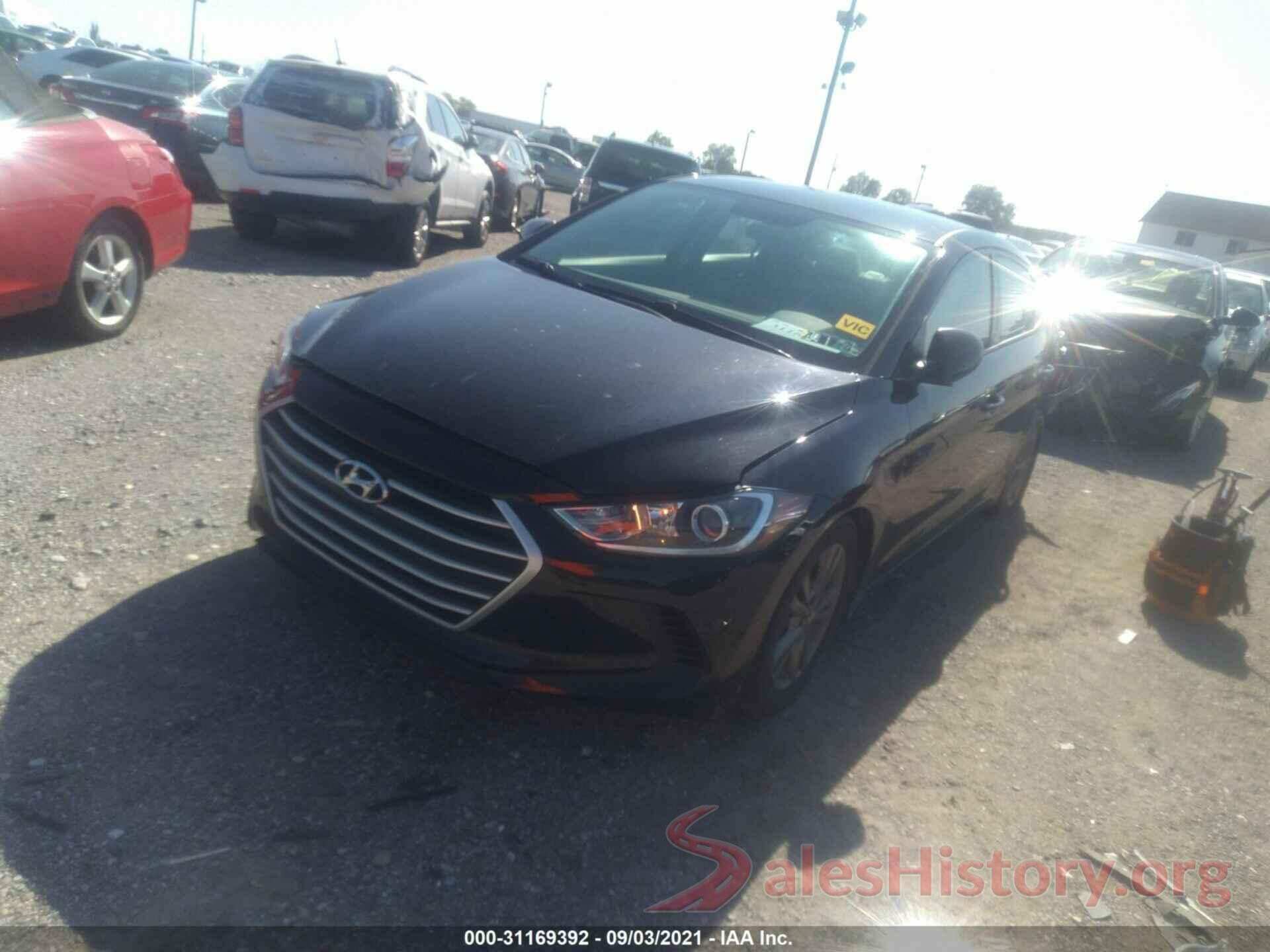 5NPD84LF2JH391058 2018 HYUNDAI ELANTRA