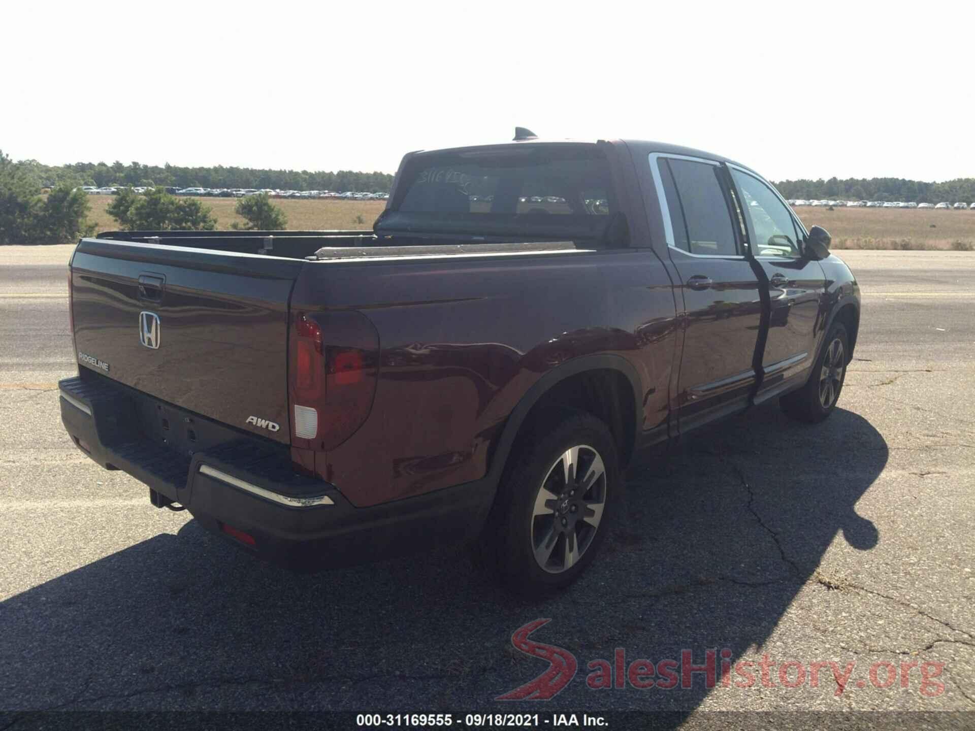 5FPYK3F57HB003371 2017 HONDA RIDGELINE