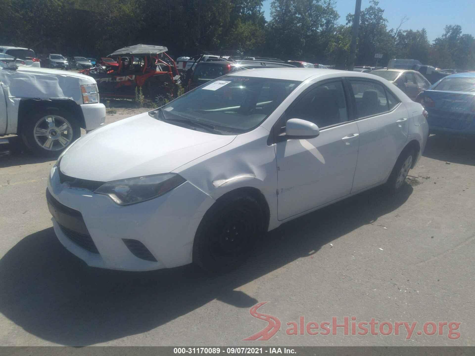 5YFBURHE1GP526736 2016 TOYOTA COROLLA