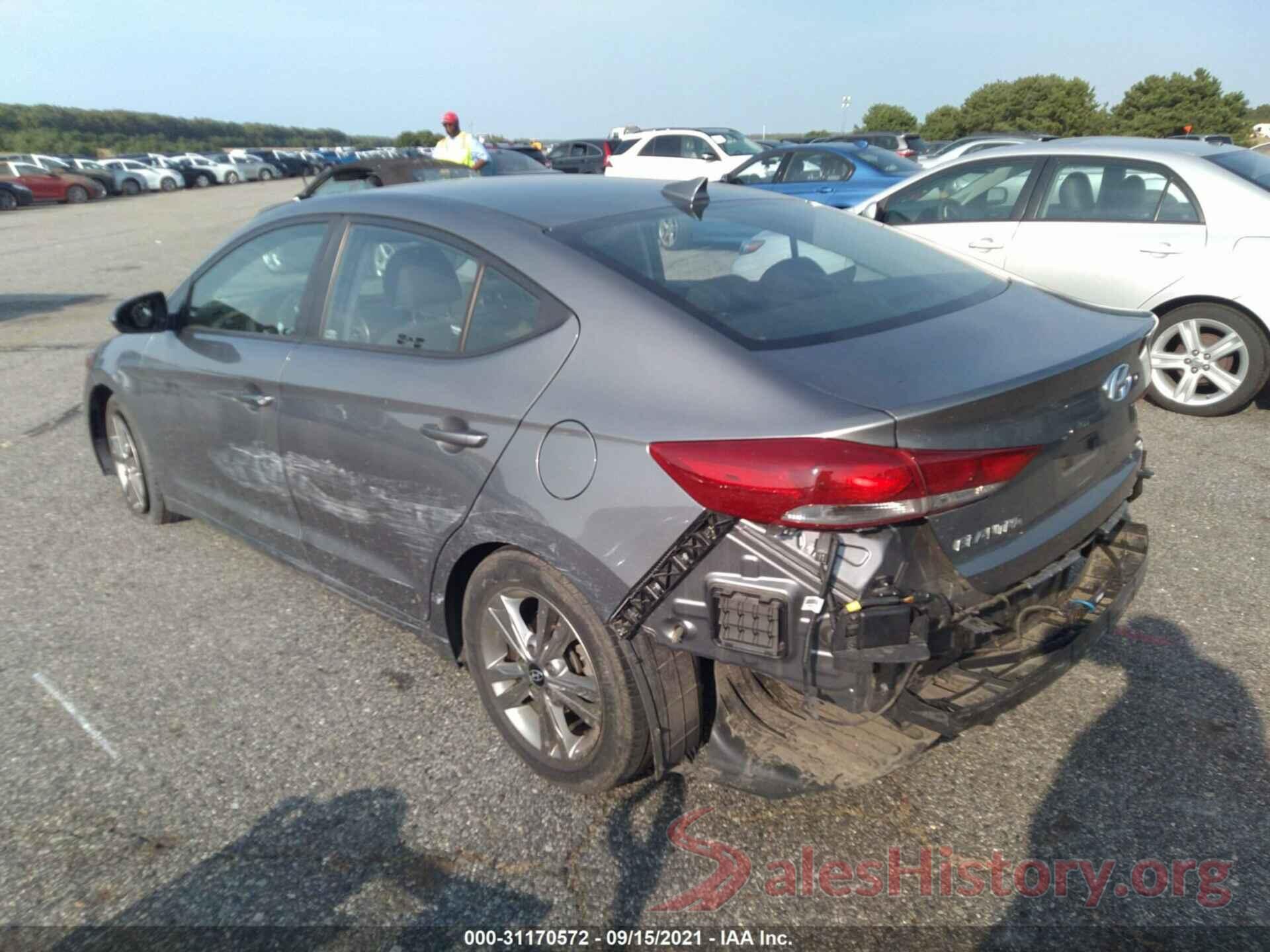 5NPD84LF0JH252871 2018 HYUNDAI ELANTRA